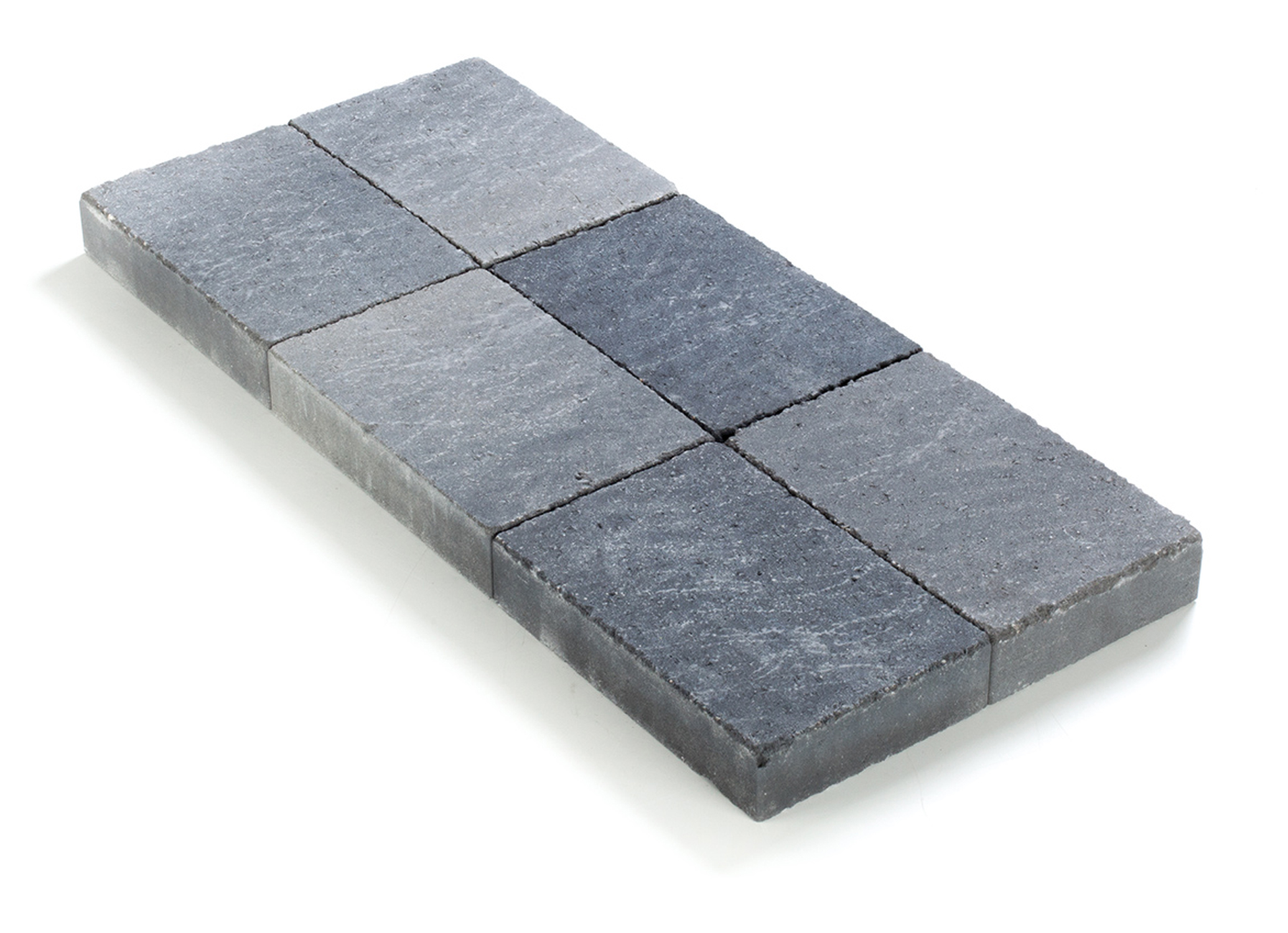PAVE TAMBOURINE IN-LINE 15X15X6CM GRIS-NOIR