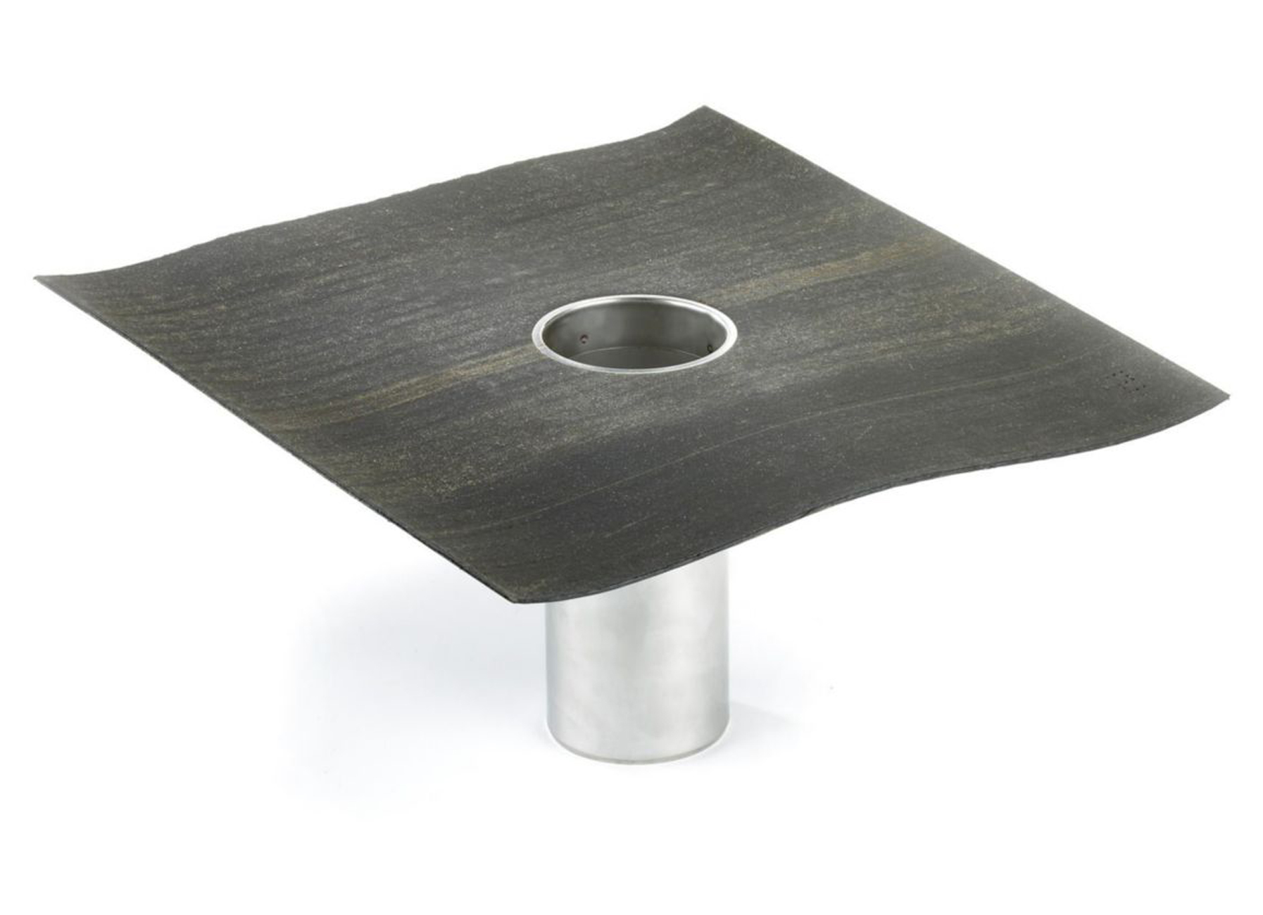 DERBIDRAIN REGENWATERAFVOER VERTICAAL INOX Ø75 H=600MM