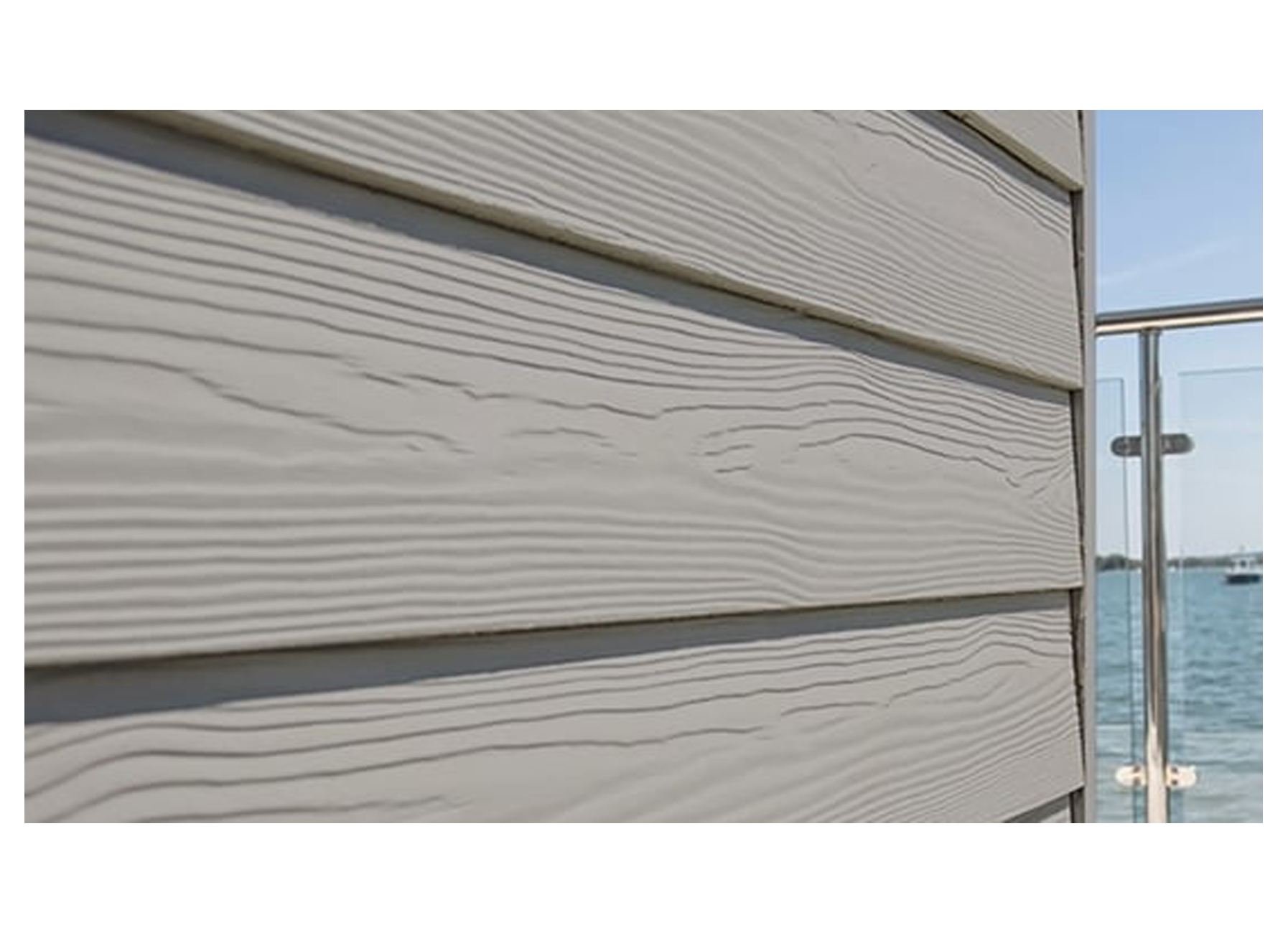 SIDINGS CEDRAL LAP WOOD 3600/190/10MM GRISPLATINE C05