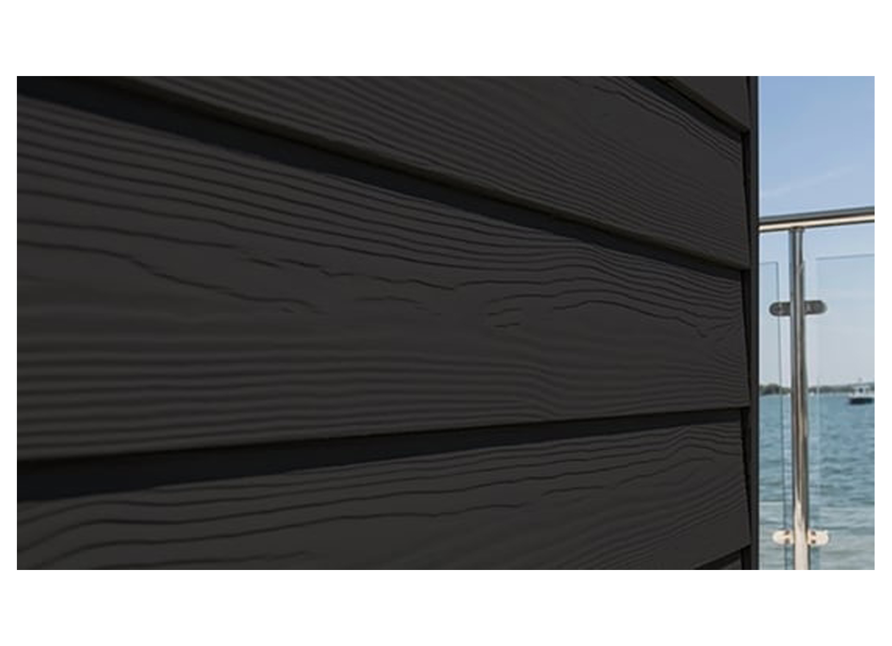 SIDINGS CEDRAL LAP WOOD 3600/190/10MM GRIS SCHISTE C18