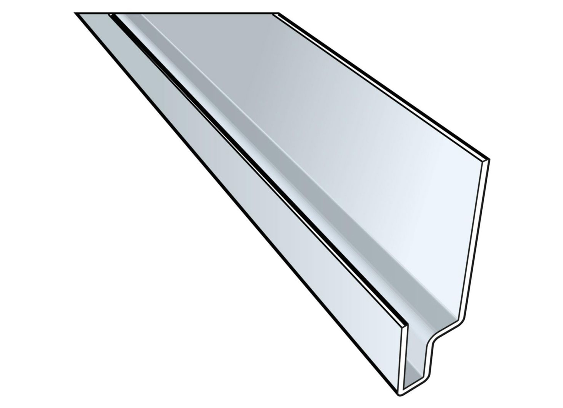 ALU LATEIPROFIEL VOOR RAAM CEDRAL CLICK L=3M KLEIBRUIN C03