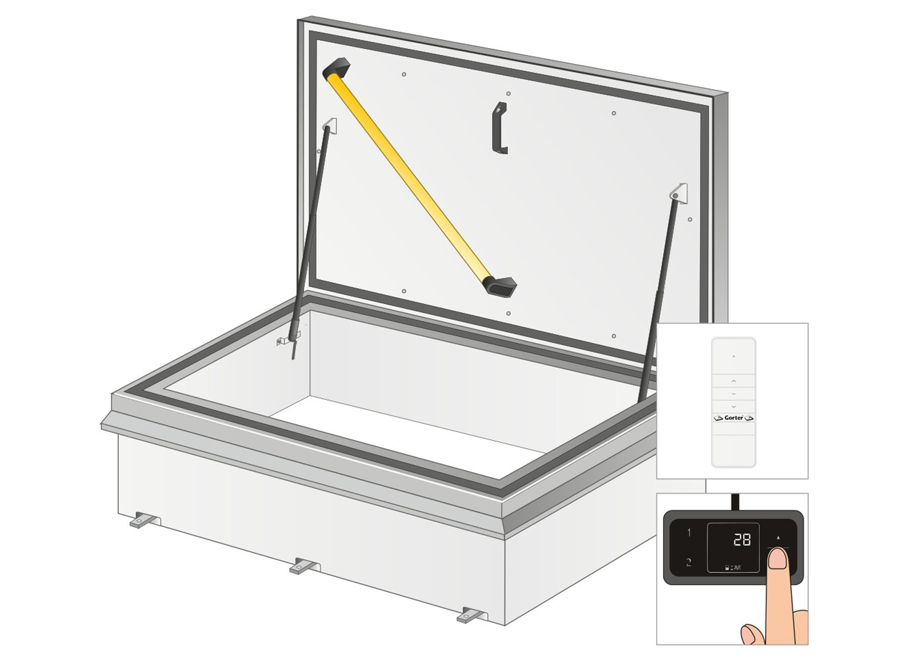 GORTER COMMANDE ELECTRIQUE GT35 CONCENS