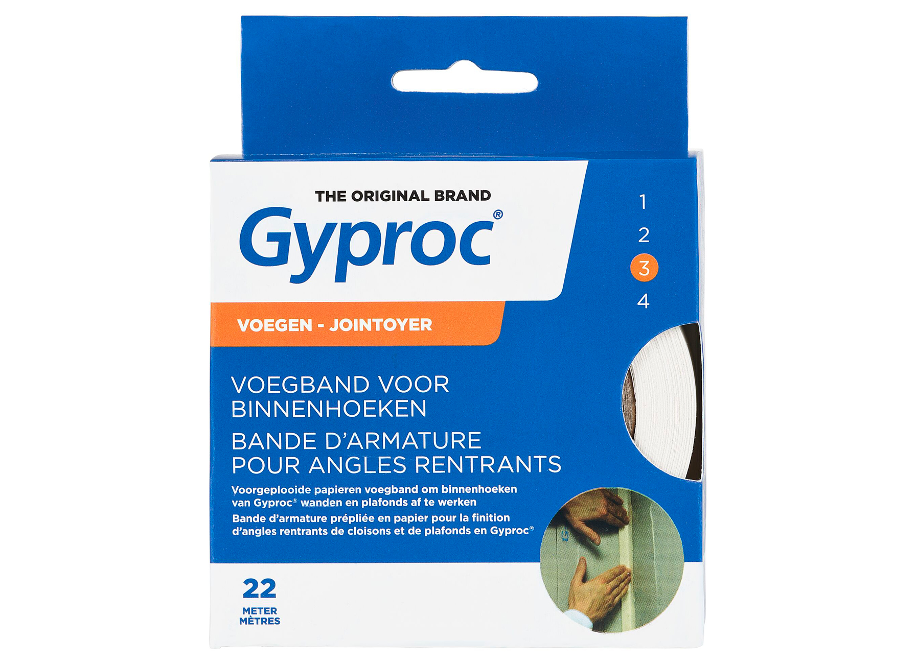 GYPROC HOME VOEGBAND BINNENHOEK 22M
