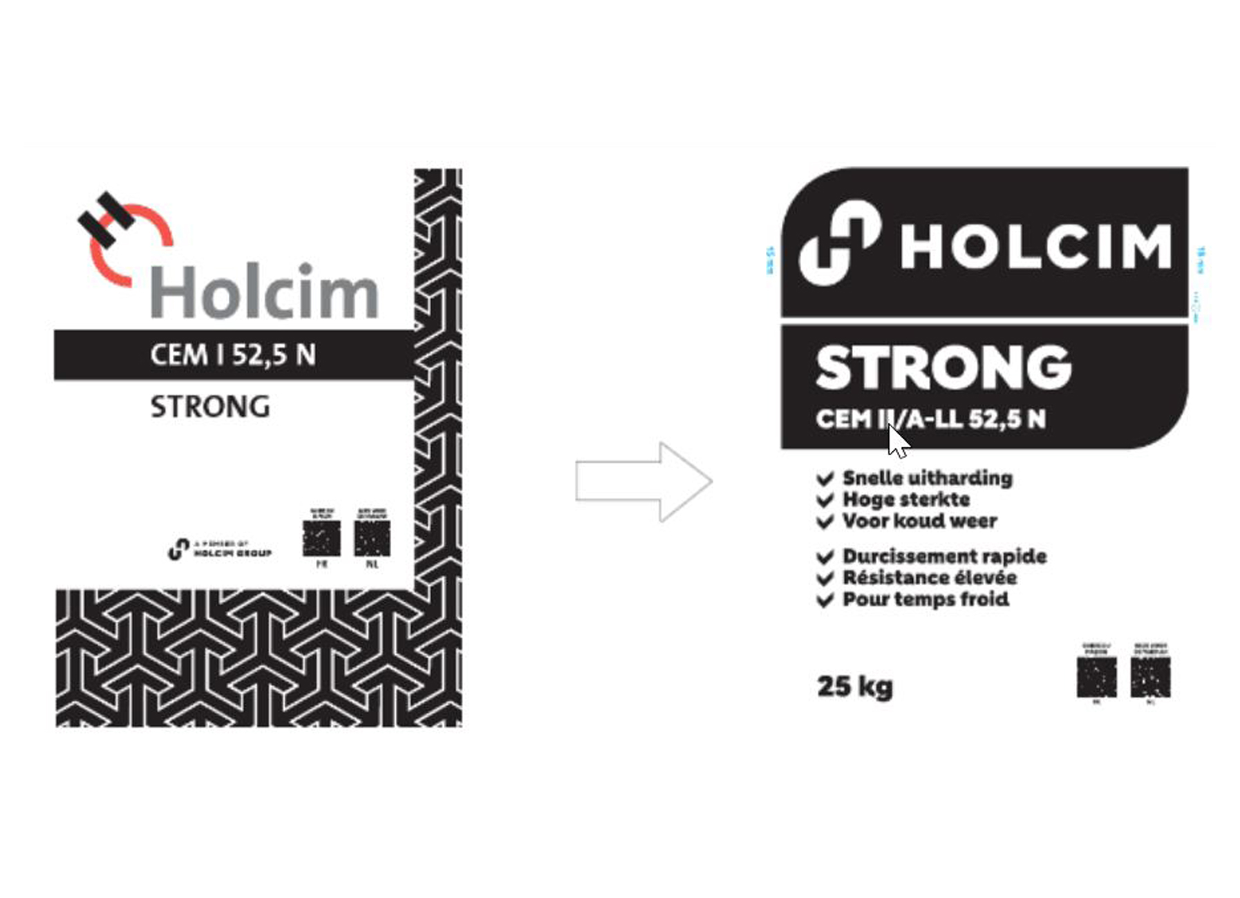 HOLCIM CEM II/A-LL 52,5 N (ng) STRONG 25KG