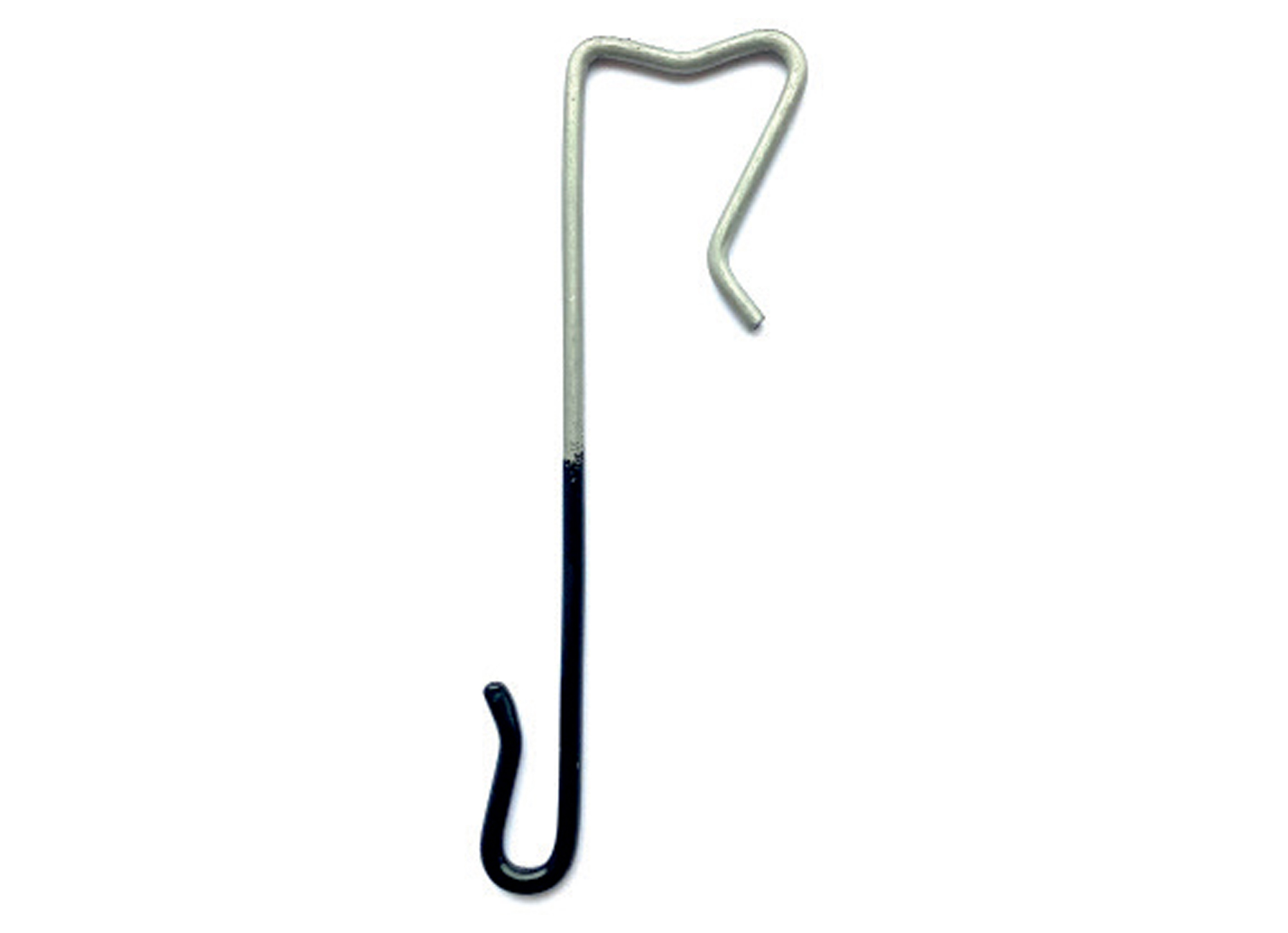 HANGHAAK INOX F17 ZWART Ø2,7 110MM LAT 25MM