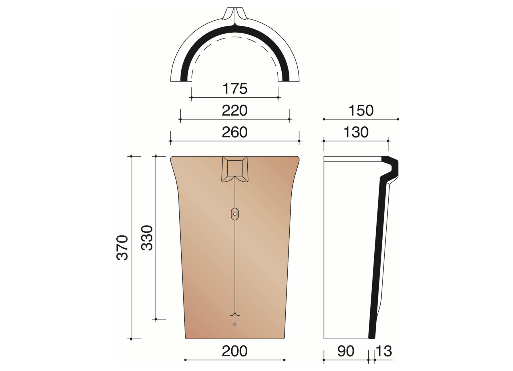 ARETIER CONIQUE 3100 BLEU FUME