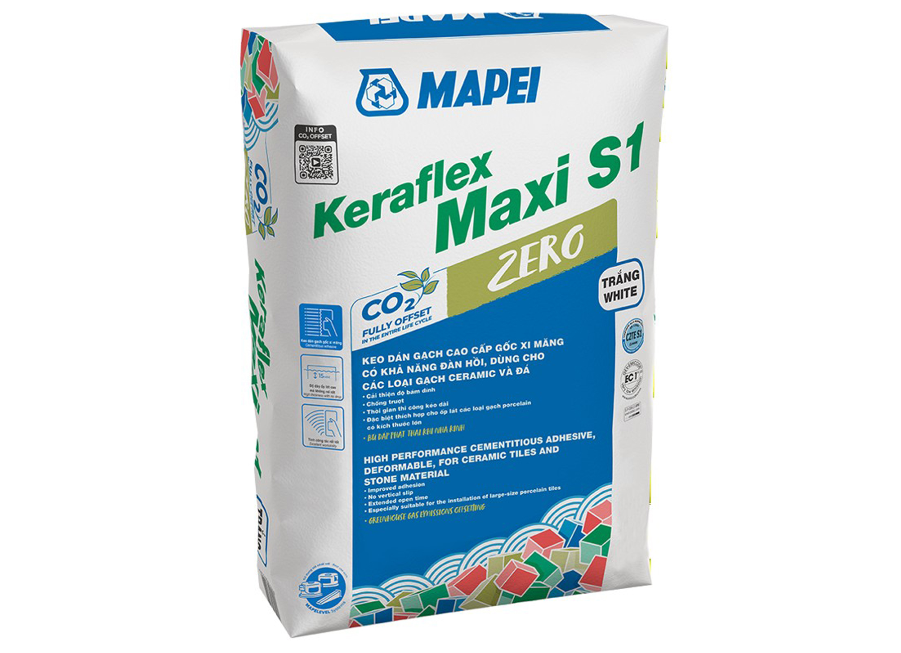 KERAFLEX MAXI S1 ZERO WIT 23KG