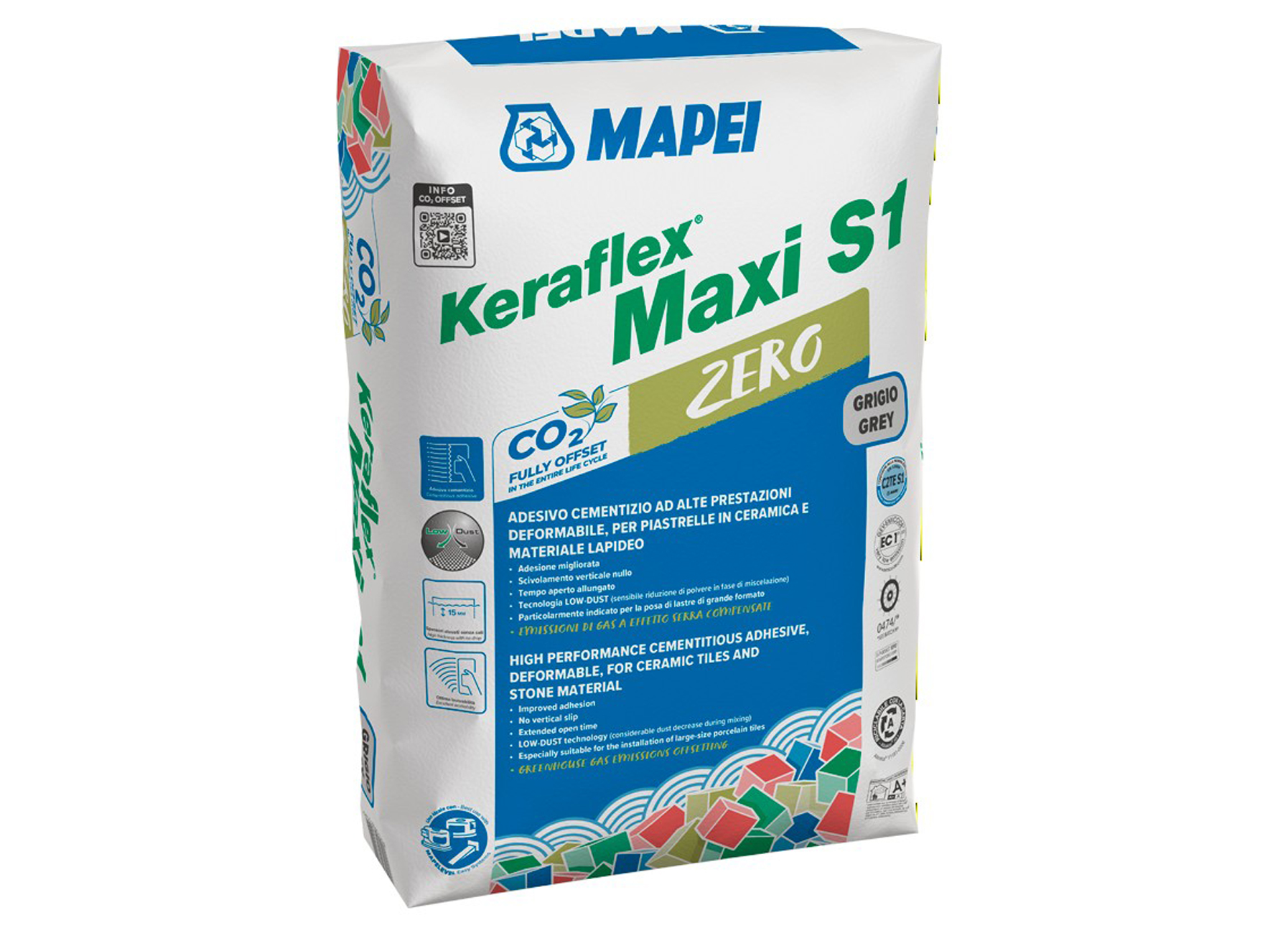 MAPEI KERAFLEX MAXI S1 ZERO GRIJS 25KG