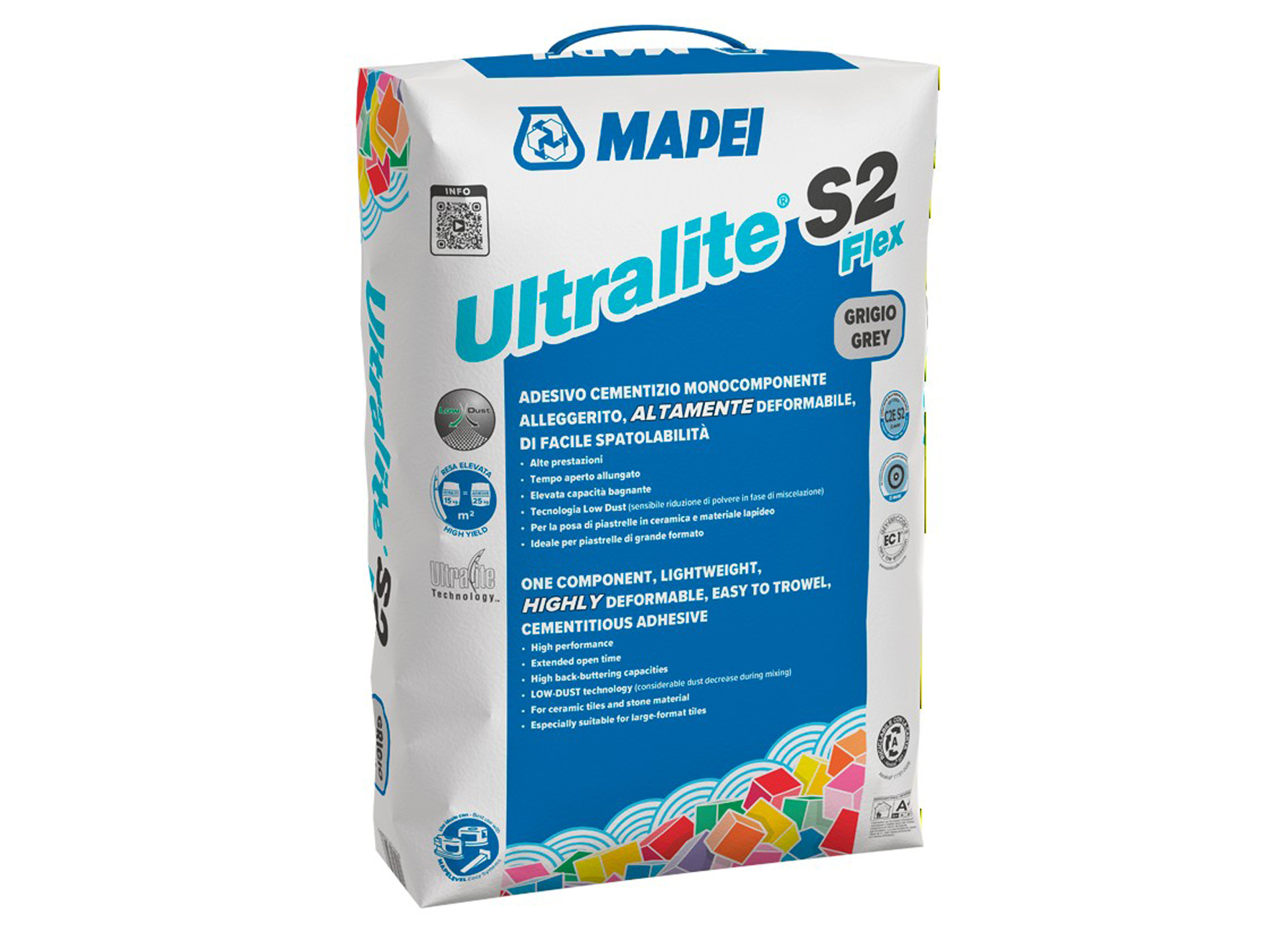 MAPEI ULTRALITE S2 FLEX GRIJS 15KG