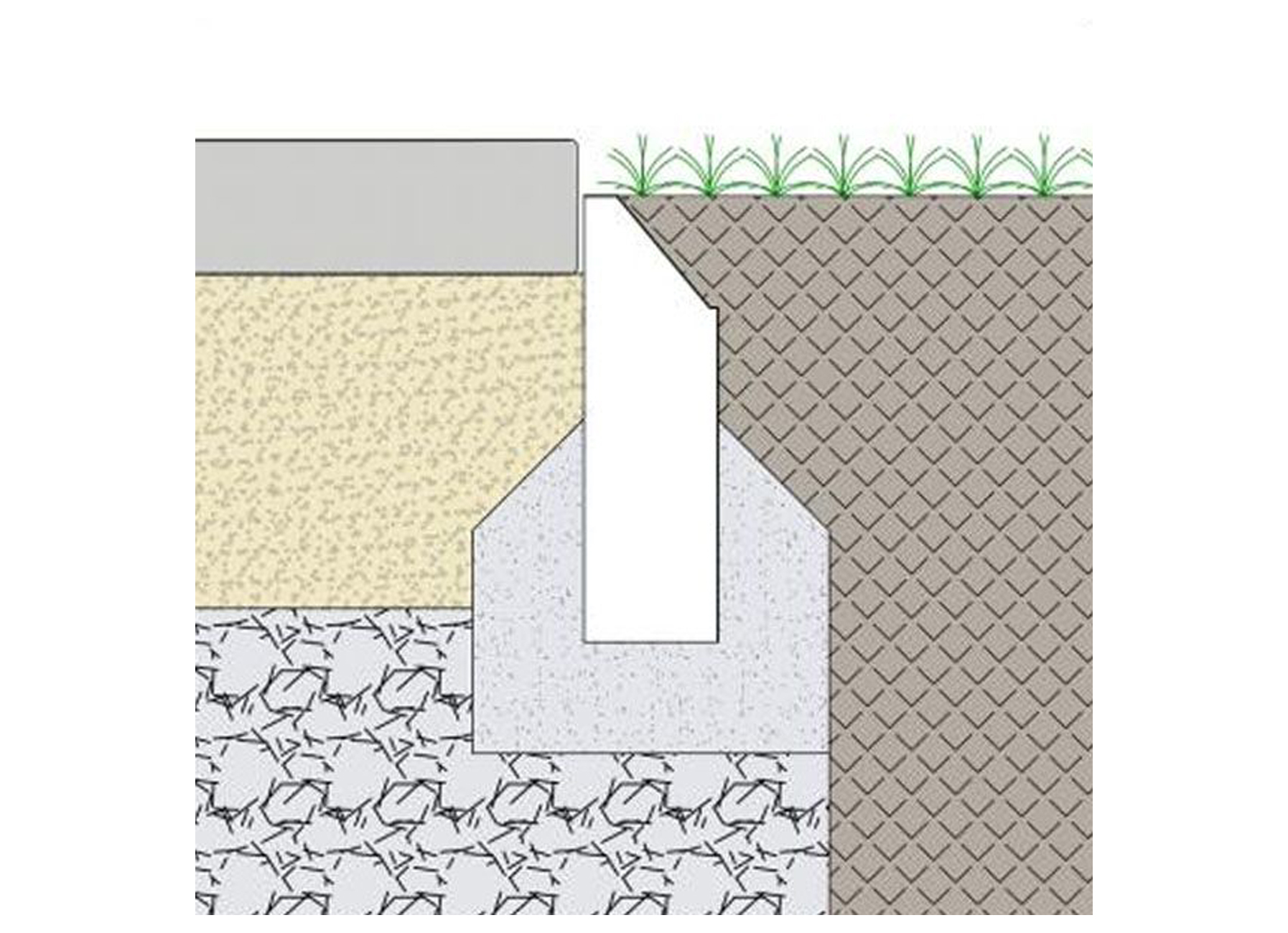 MARLUX INVISO 100x20x6/1,5CM ANTRACIET