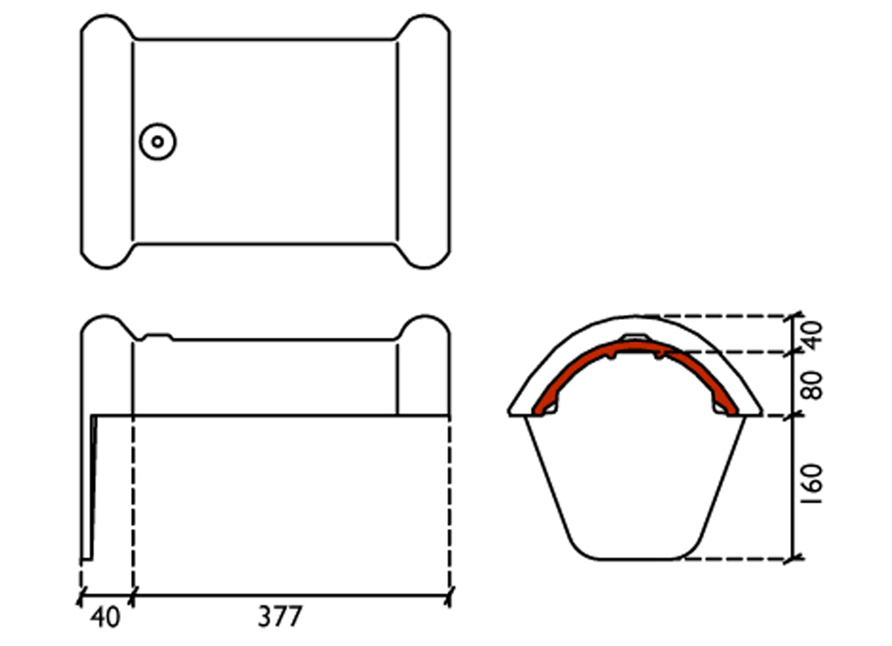 POSTEL 20 FAITIERE D'ABOUT DEMI-RONDE DEBUT RUSTIQUE
