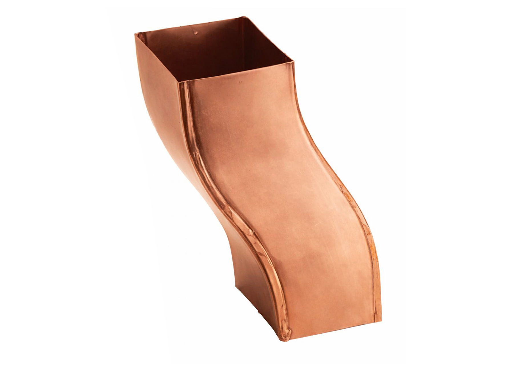 BOCHT VIERKANT S 100X100MM KOPER