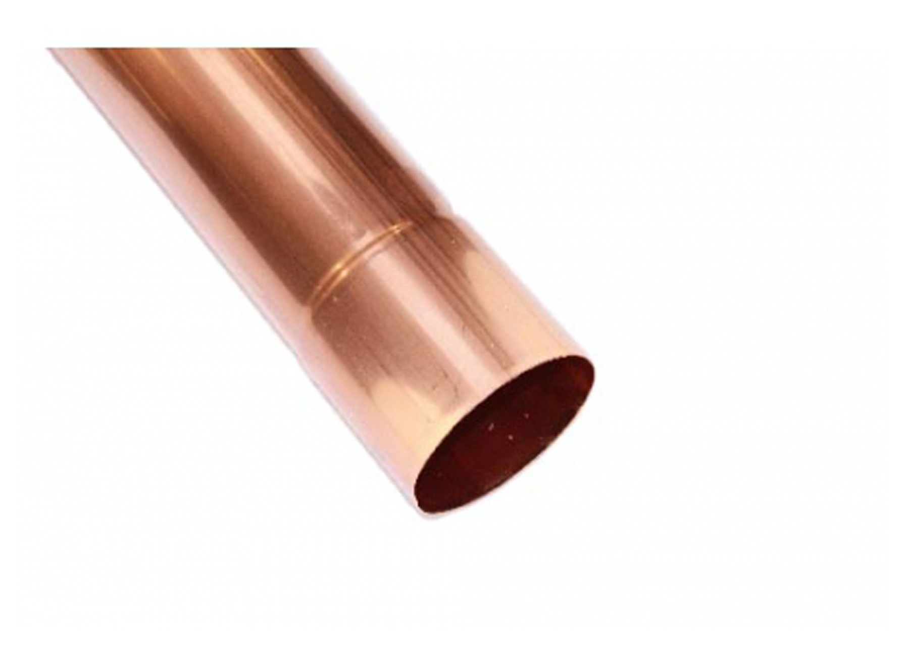 AFVOERBUIS ROND Ø60MM 0.60MM L=2M KOPER