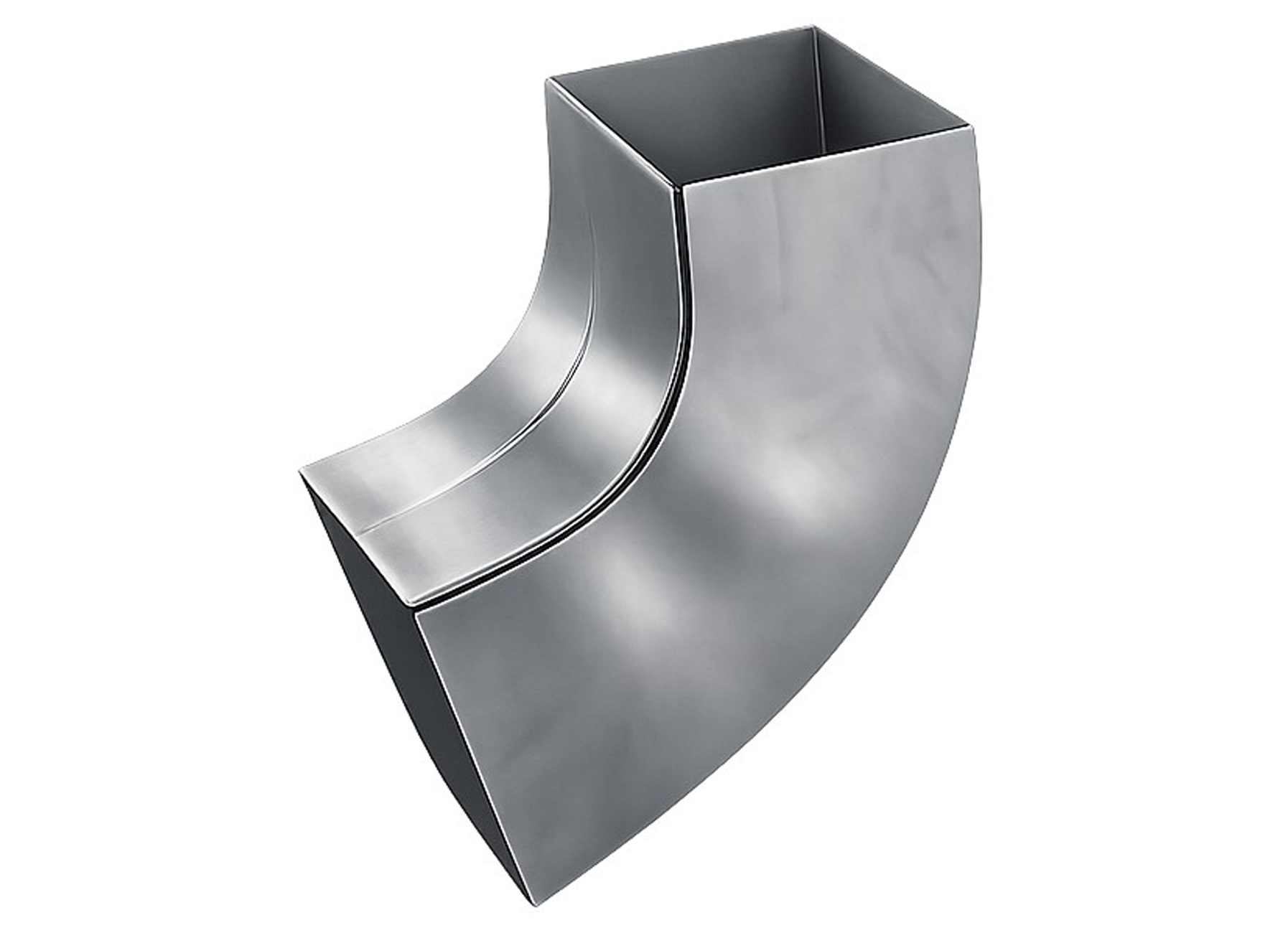 BOCHT VIERKANT 72° 80X80MM ZN NOVA