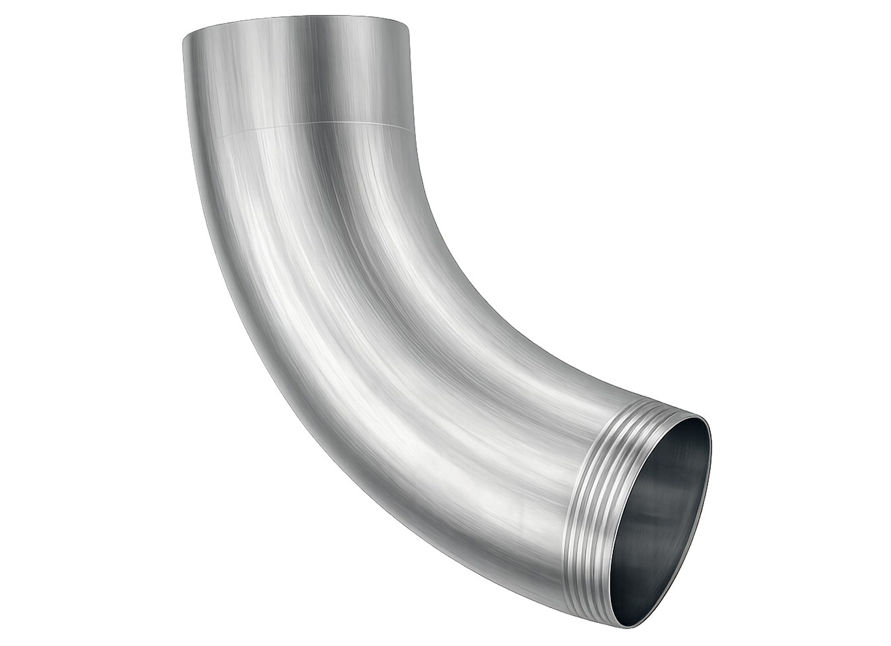 COUDE ROND 72° Ø60MM ZN NOVA