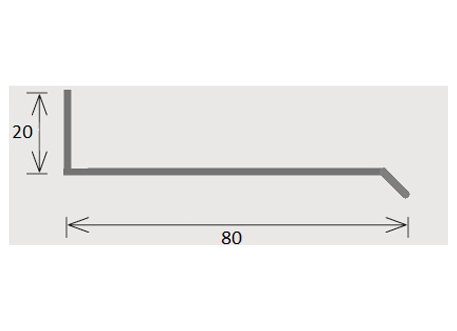 MUURSOLIN TYPE IB DEV100MM 0,80MM L=2M ZN NATUREL