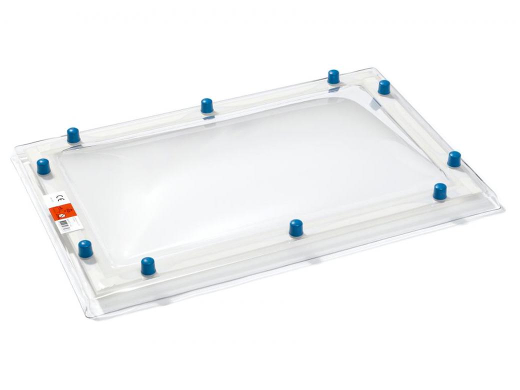 COUPOLE RECTANGULAIRE DOUBLE PAROI POLYCARBONATE CLAIR