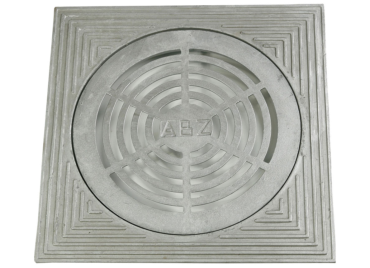 GRILLE EN ALUMINIUM POUR CHAMBRE D'INSPECTION PVC