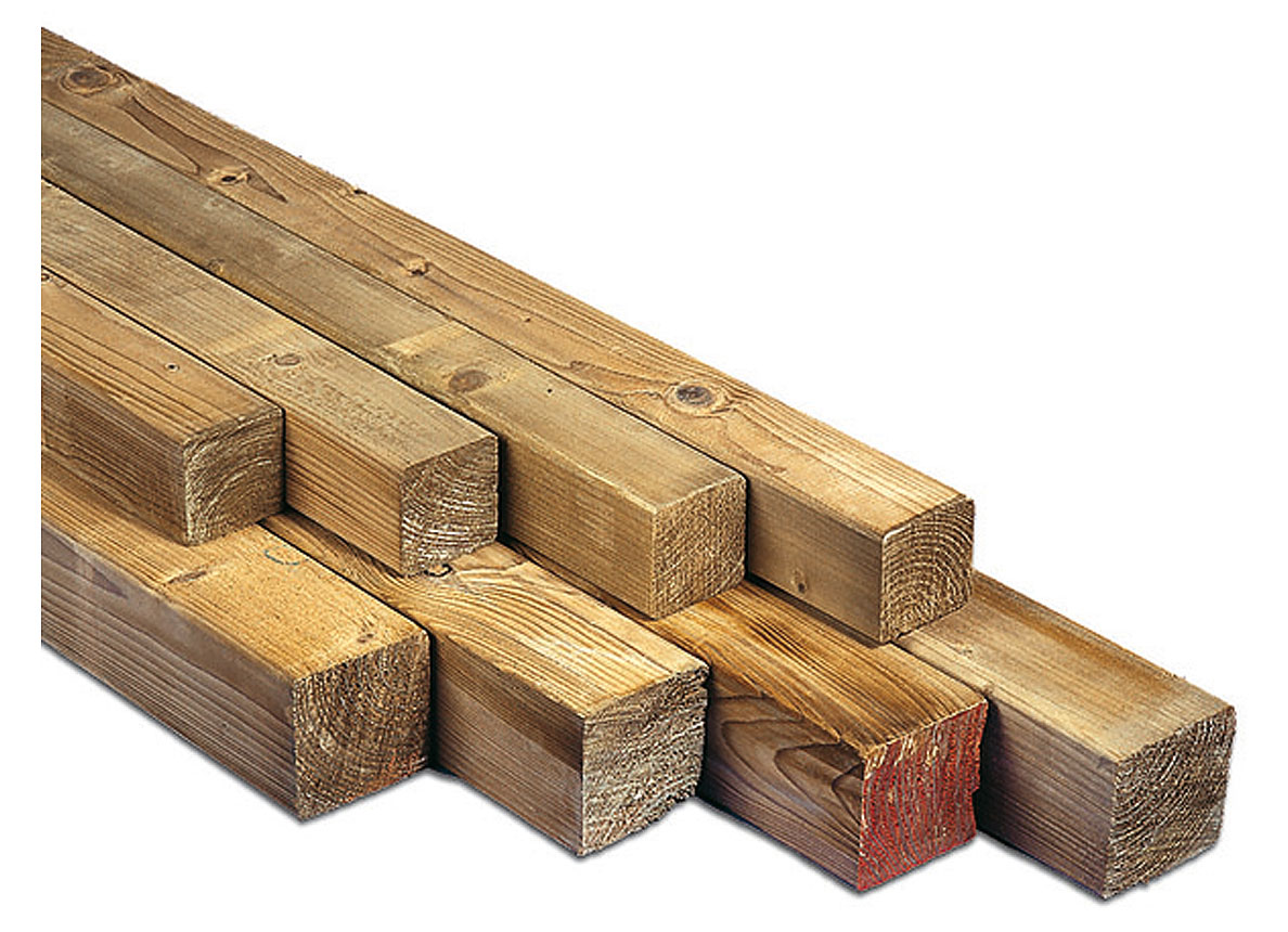 POTEAU CARRE EN BOIS