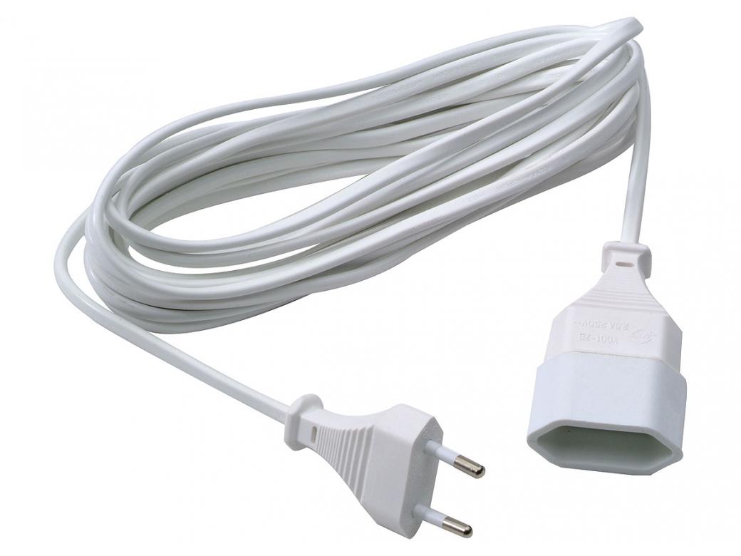 RALLONGE H05VV-F 2G0.75 WIT