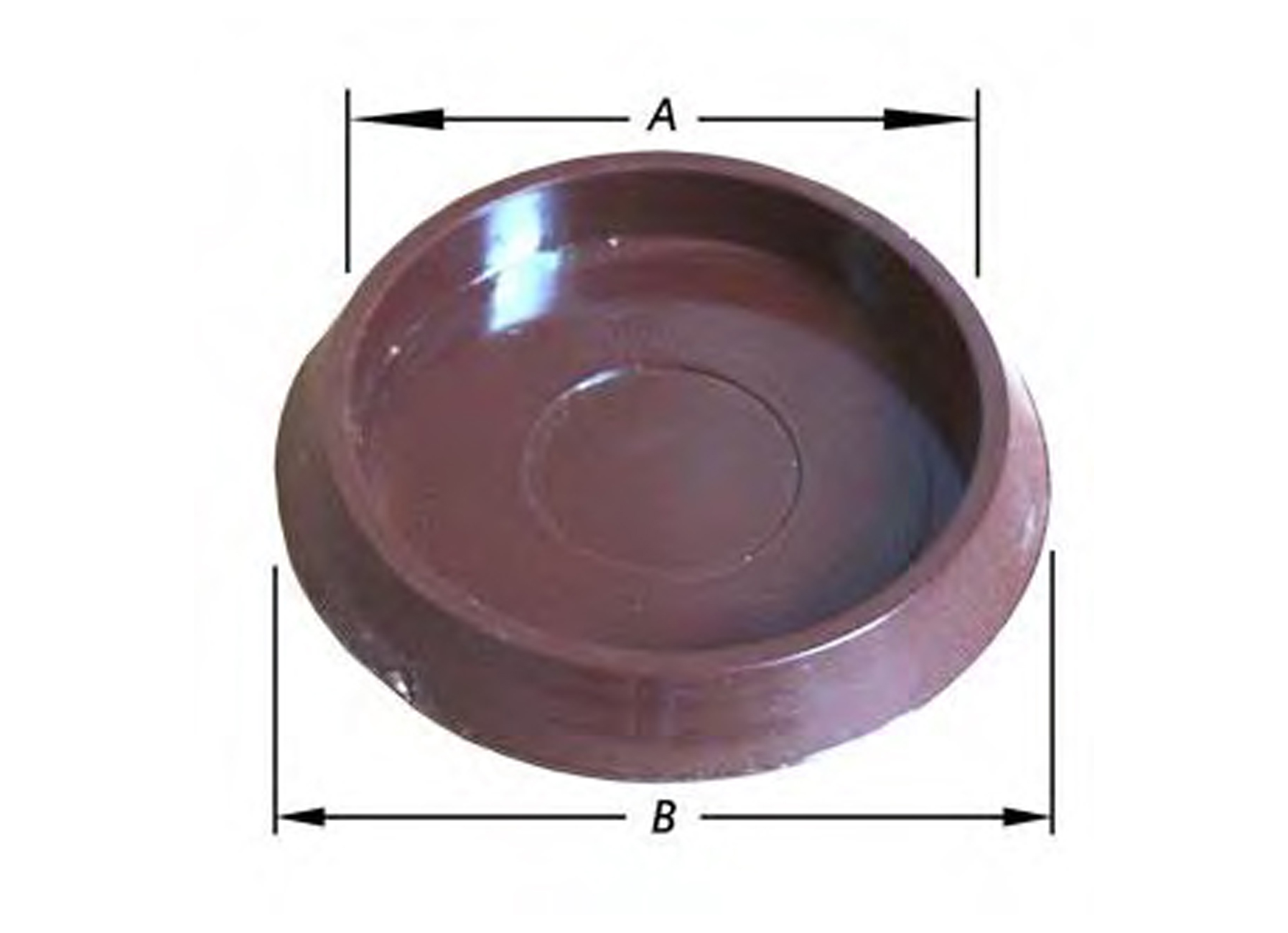 GODET POUR PIED DE MEUBLE ROND