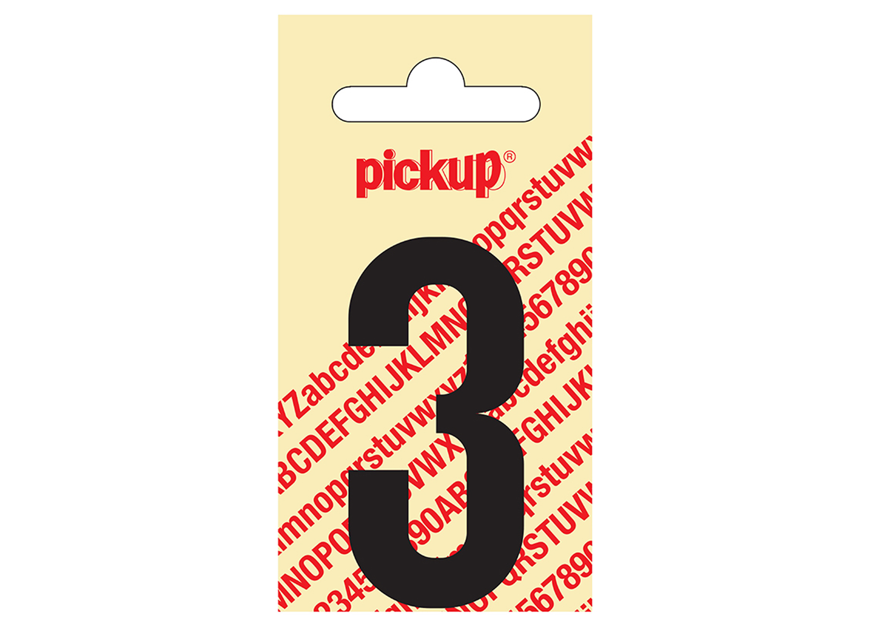 CHIFFRE ADHESIF NOBEL 3