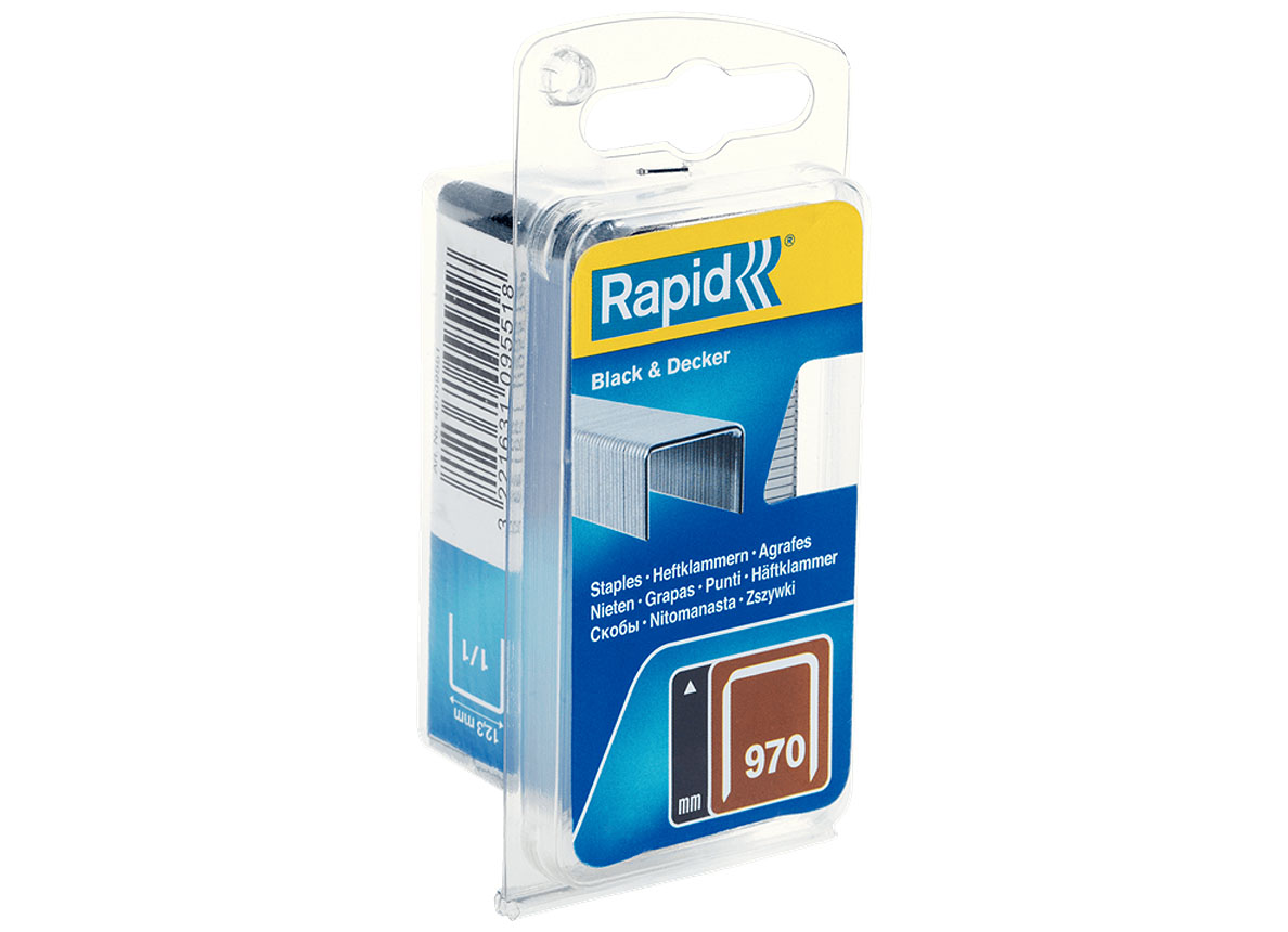 RAPID AGRAFES EN FIL PLAT N° 970