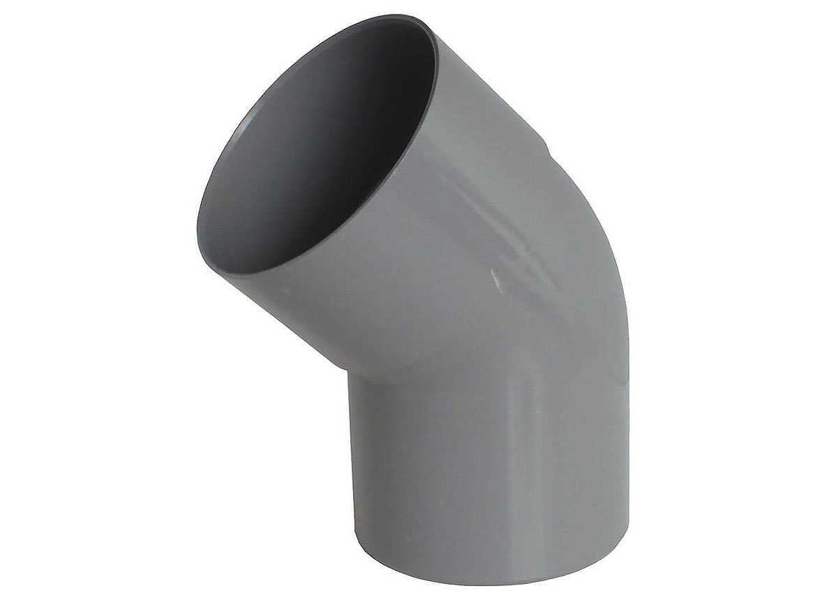 COUDE PLUVIALE PVC RONDE 1XMANCHON (M/F)