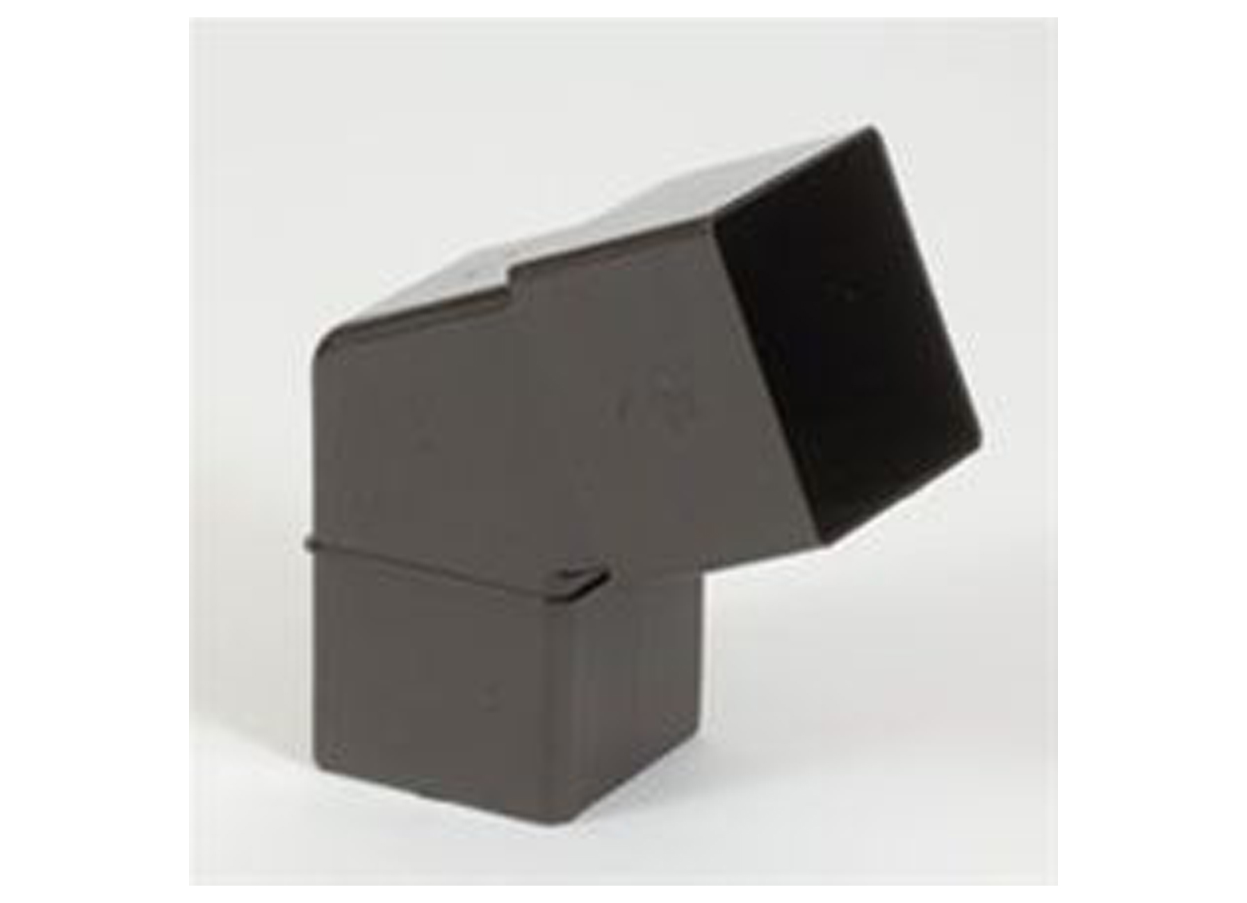 COUDE PLUVIALE PVC CARREE 67° 1XMANCHON (M/F)