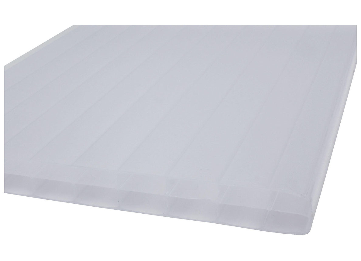 SUNLITE PLAQUE EN POLYCARBONATE TRIPLE PAROIS OPALIN