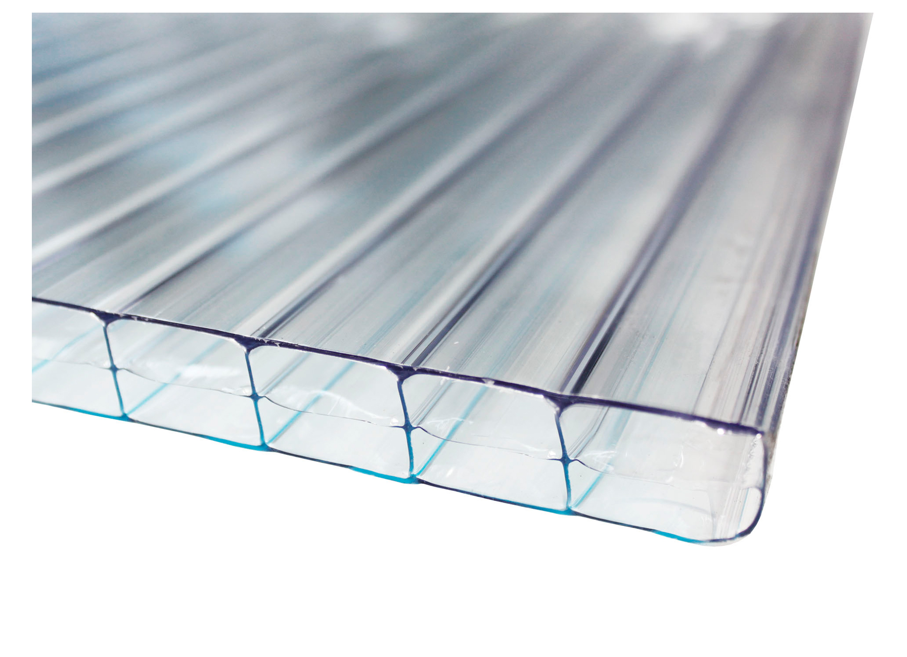 SUNLITE PLAQUE EN POLYCARBONATE DOUBLE PAROIS TRANSPARENT