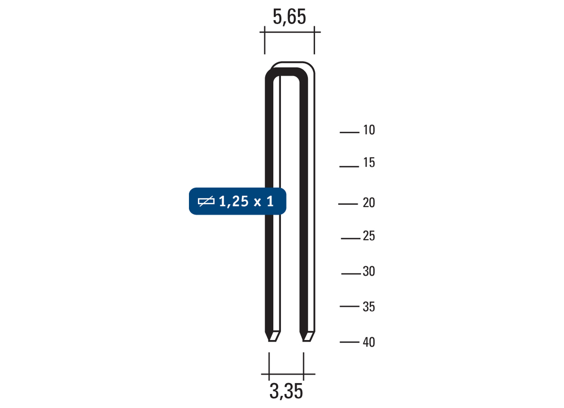 HEWITOOL AGRAFES 90 ACIER GALVA