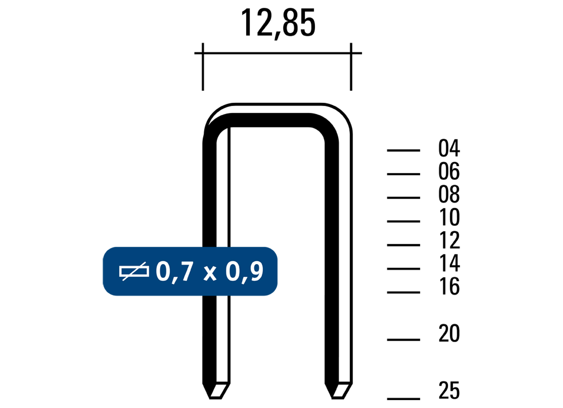 HEWITOOL AGRAFES 80 ACIER-GALVA