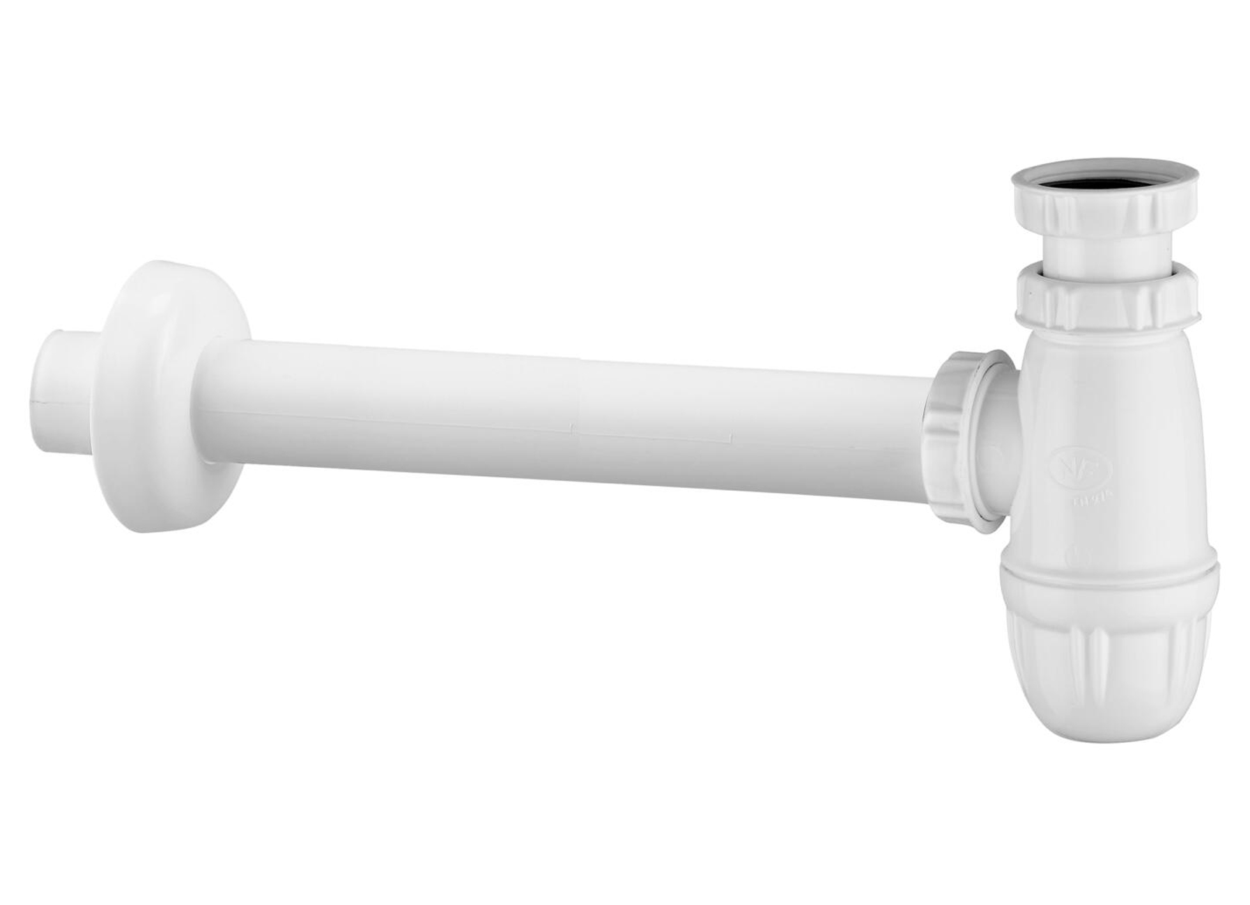 SANINSTAL SIPHON A CULOT PLASTIQUE BLANC