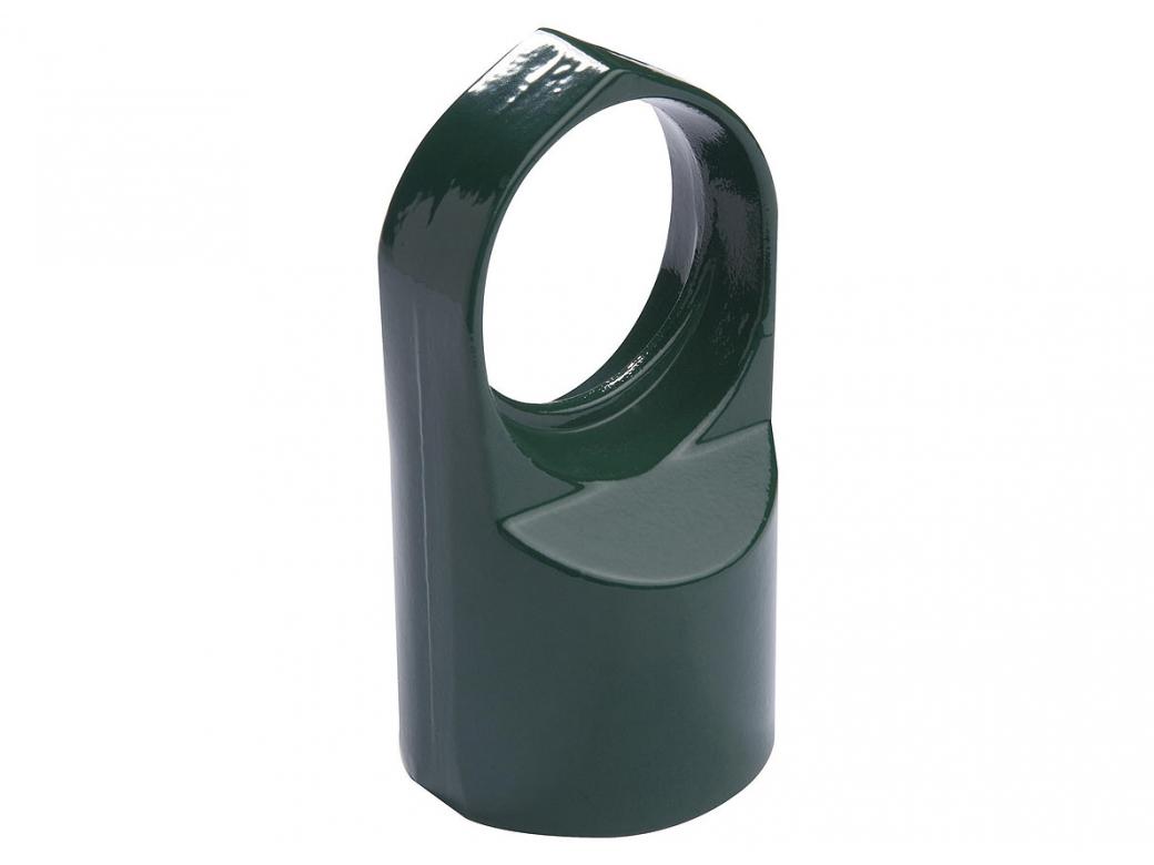 TETE SUPPORT DE LISSE ALU LAQUE VERT RAL 6005