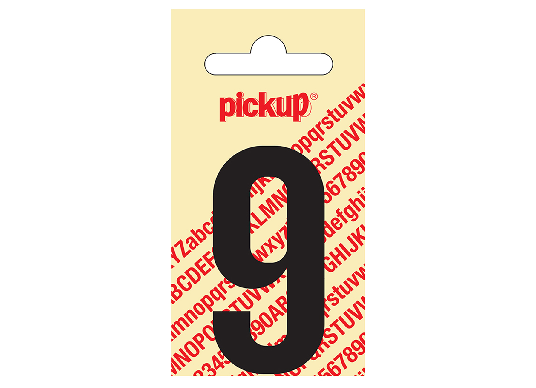 CHIFFRE ADHESIF NOBEL 9