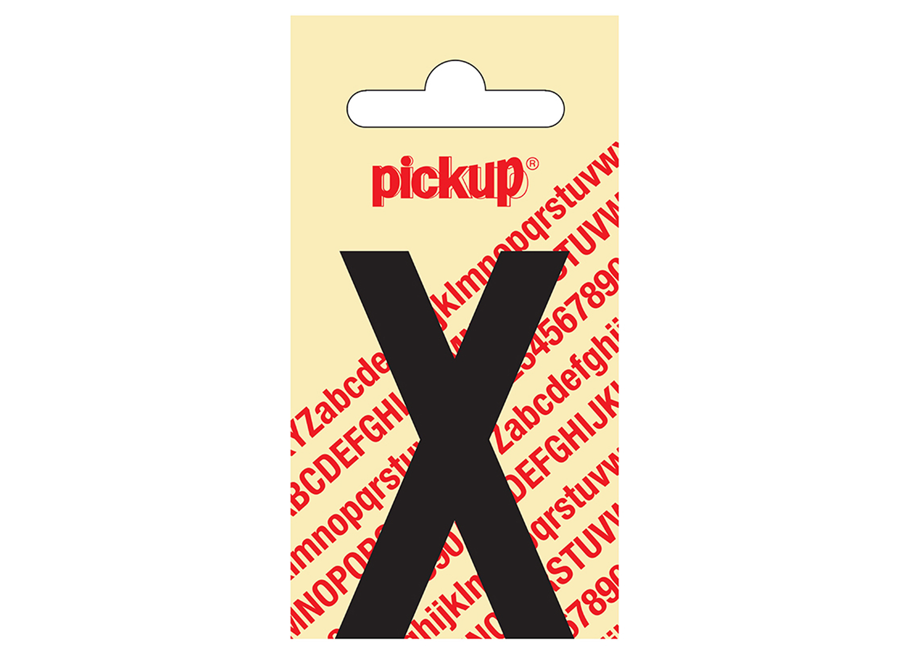 LETTRE ADHESIVE NOBEL X