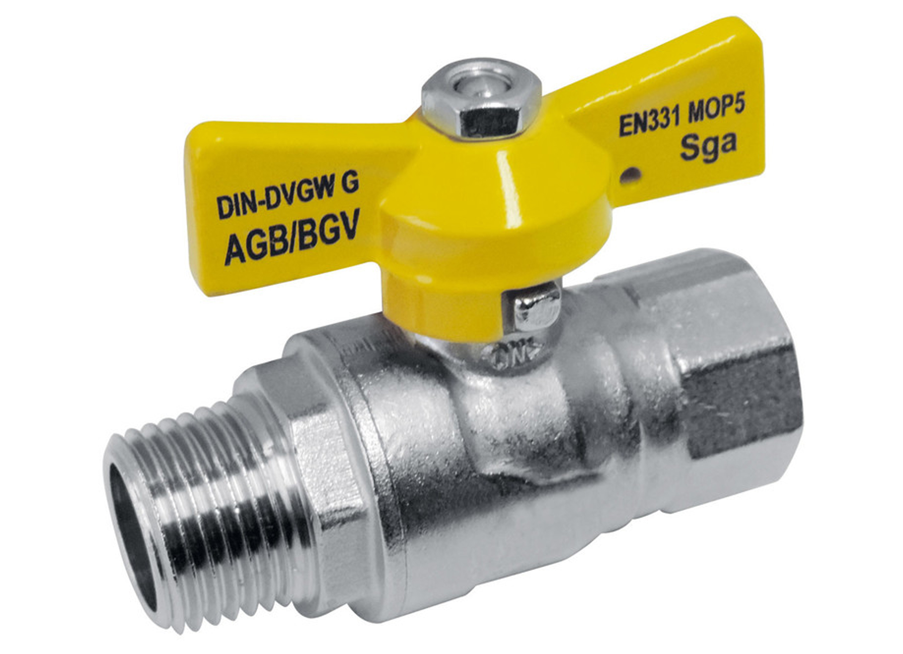 ROBINET DE GAZ A BILLE POUR GAZ NATUREL ET LPG MF