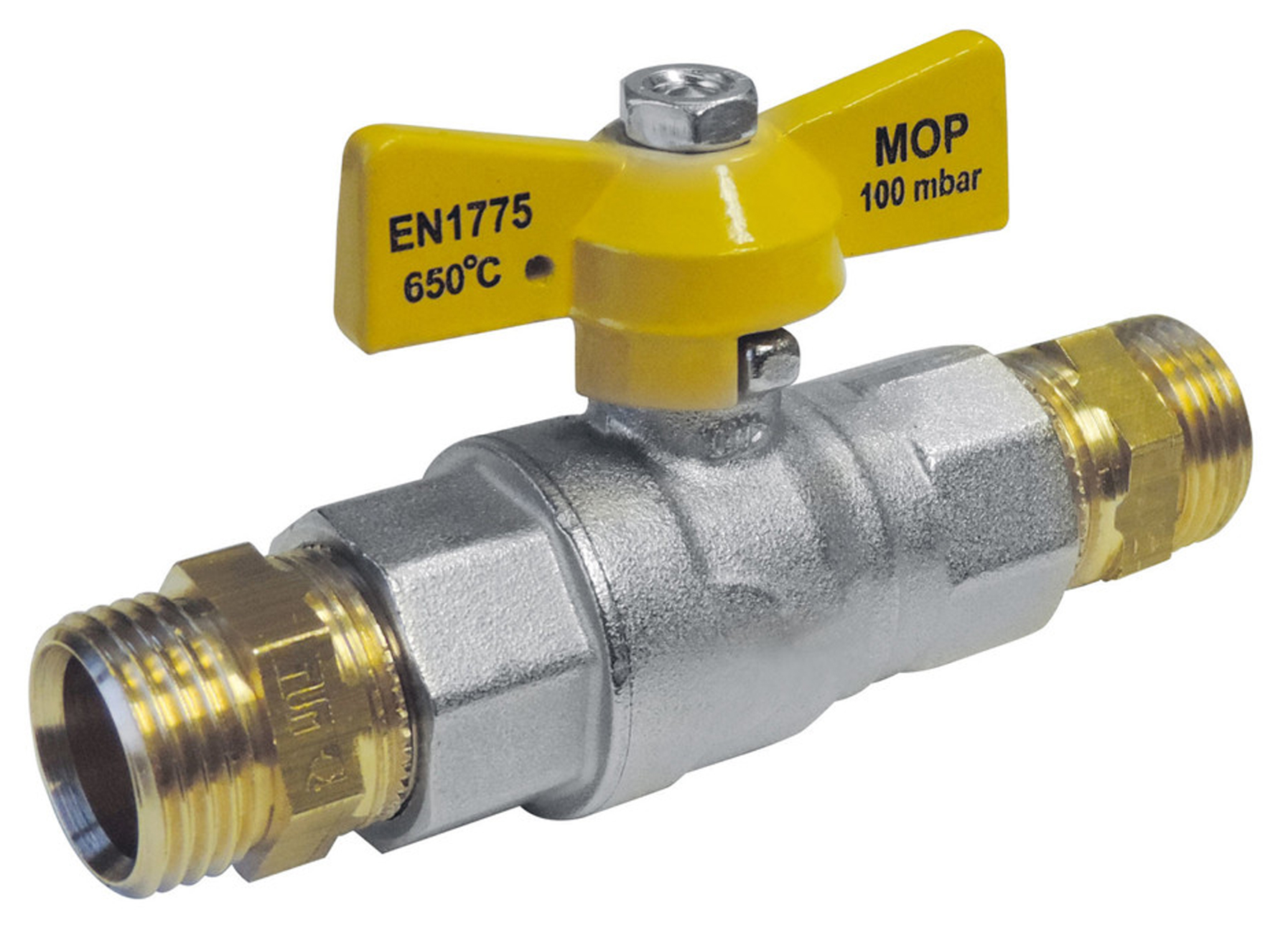 ROBINET DE GAZ A BILLE POUR GAZ NATUREL ET LPG MM