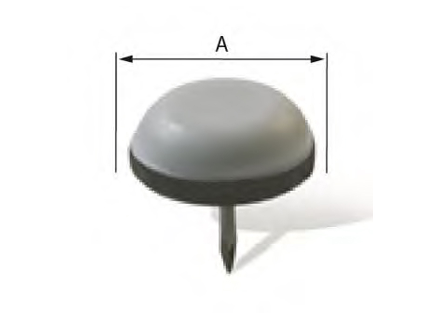 PATIN GLISSEUR GRIS AVEC POINTE