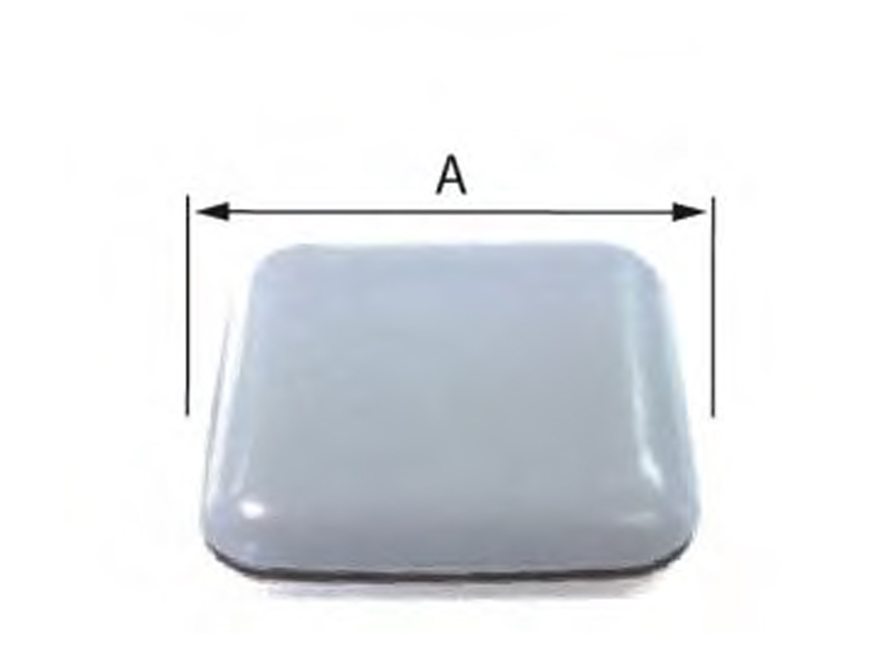 PATIN GLISSEUR GRIS CARRE AUTOCOLLANT