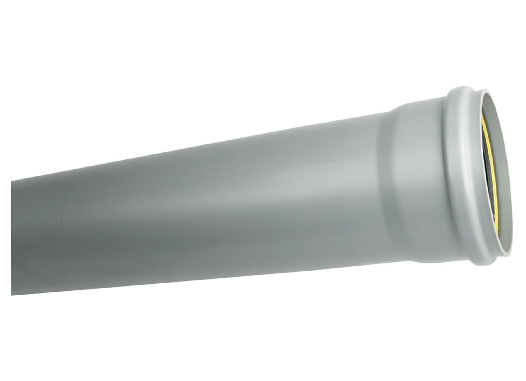 TUYAU EGOUT PVC MANCHONNE NORME USINE GRIS