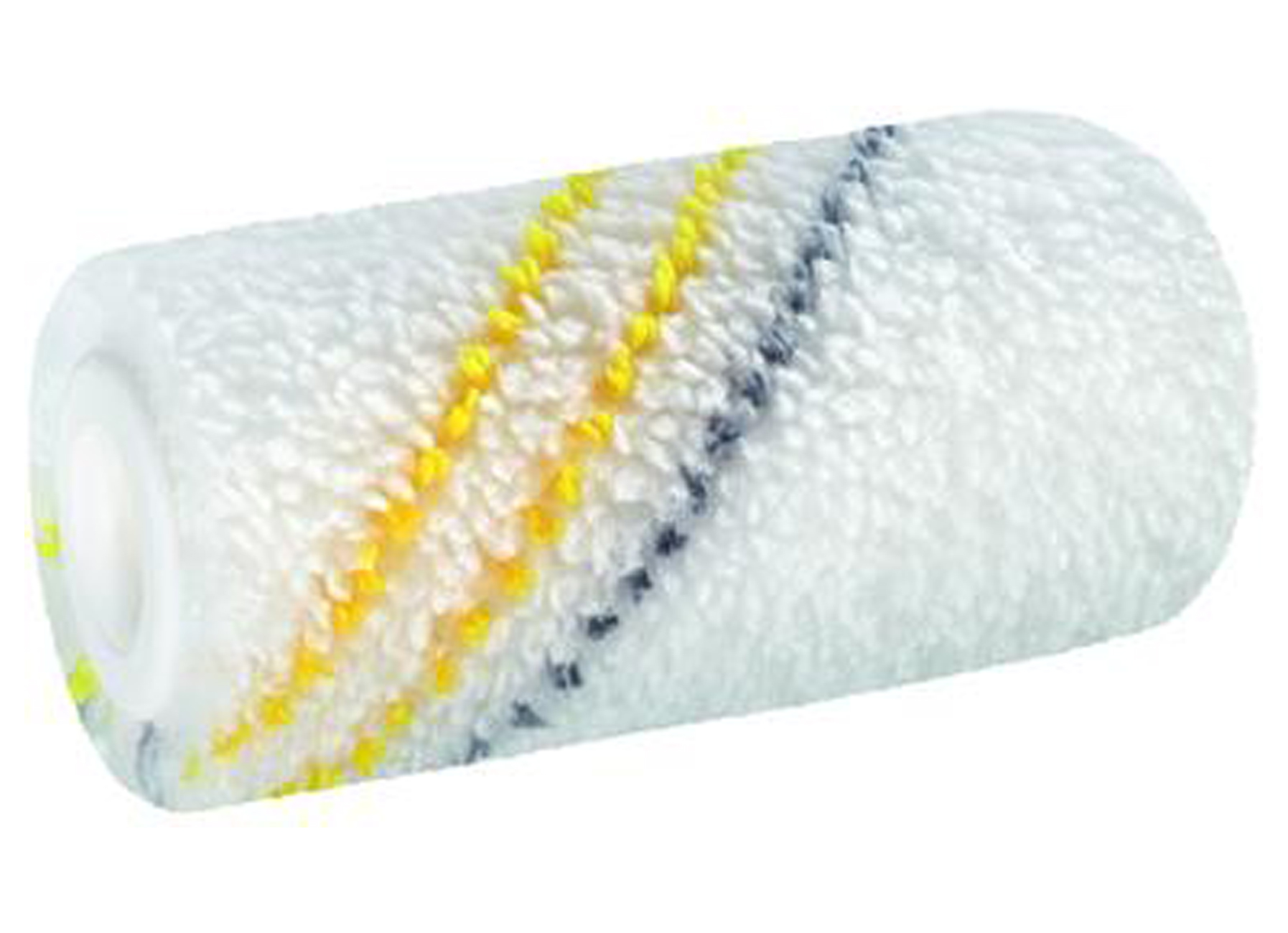 ROULEAU DE LAQUAGE MICROFIBRE JAUNE/GRIS 5MM RUGUEUX