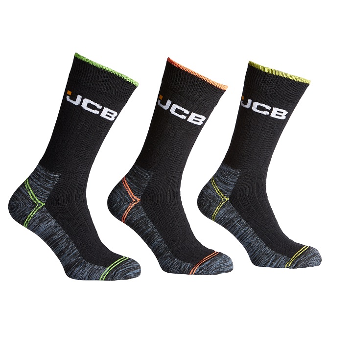 JCB CHAUSSETTES DE TRAVAIL 3-PACK