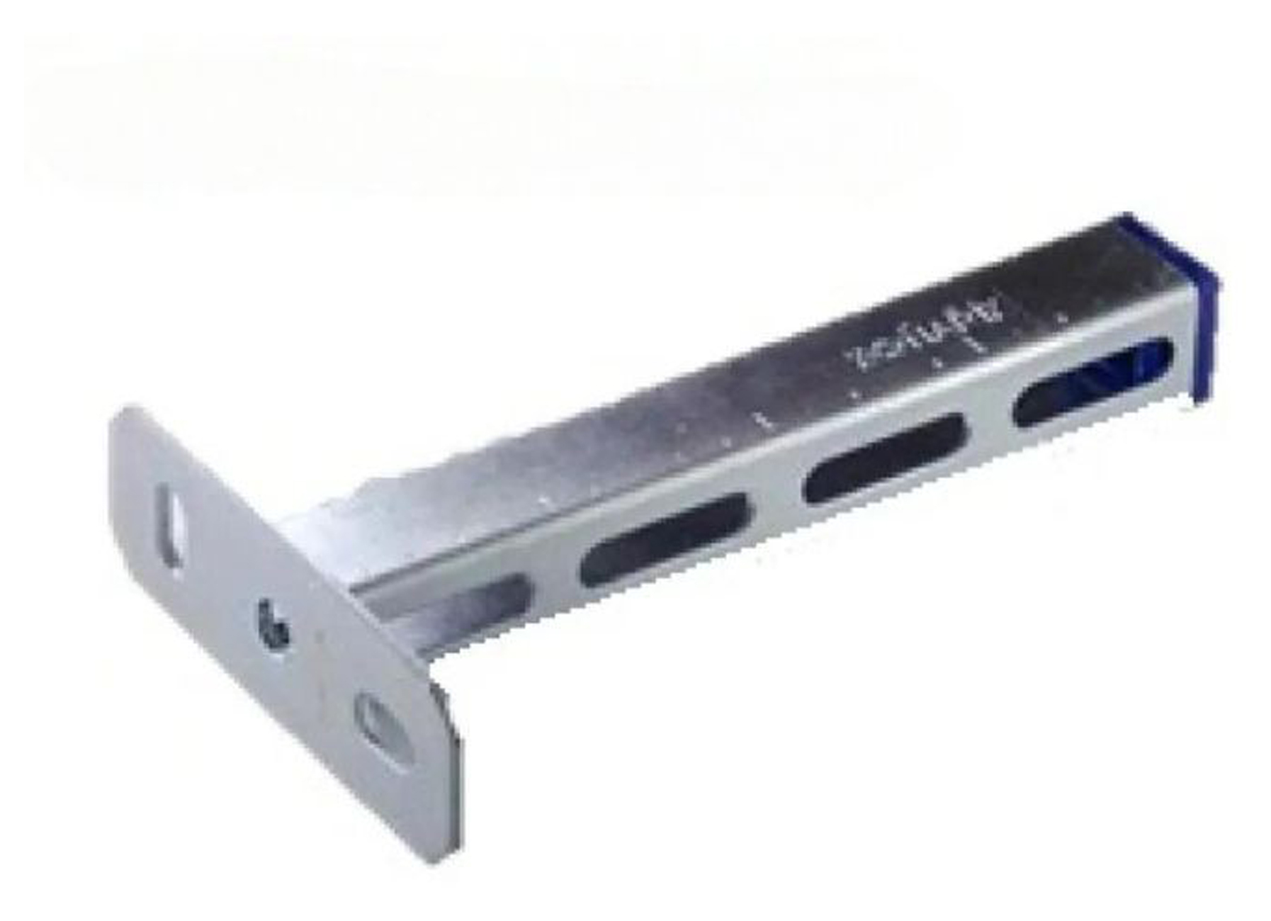 RAIL POUR CONSOLE MURALE PERFO GALVANISE