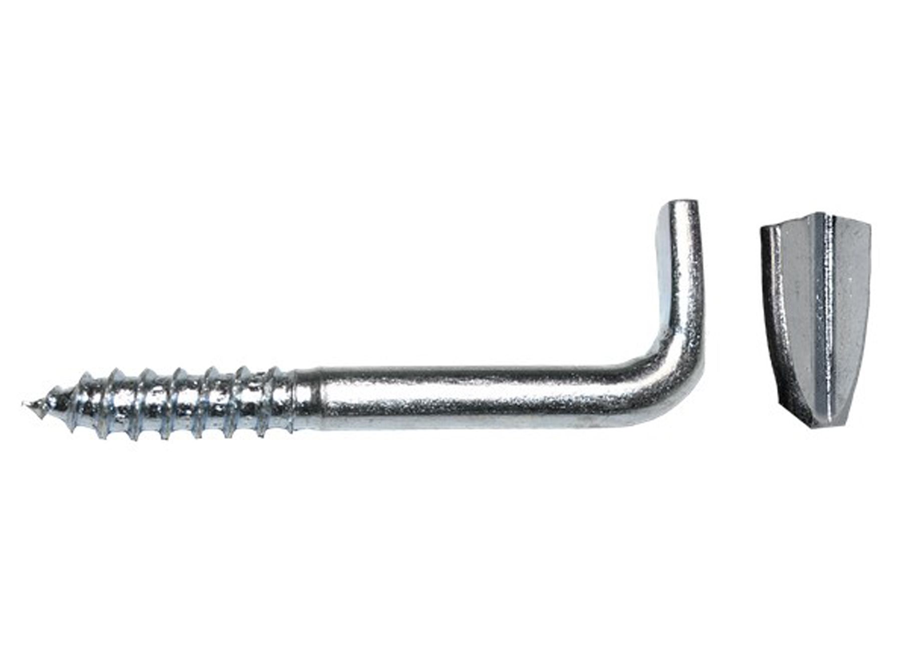 ZWARE SCHROEFDUIMEN MET GLEUF VERZINKT - BLISTER