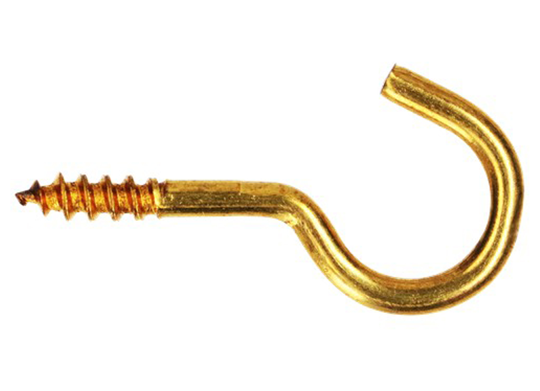 SCHROEFHAKEN MESSING - BLISTER