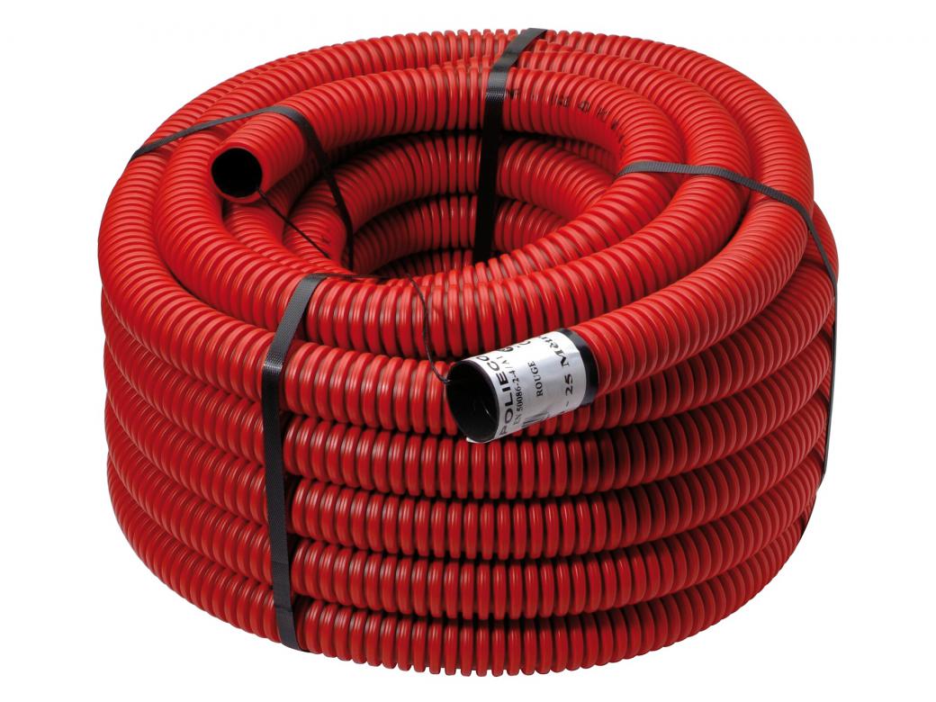 Gaine Pour Tuyau D Eau à Enterrer Pe Gaine Flexible Pour Cable Avec Tire Fil - electricite - materiel dinstallation - tubes electriques accessoires - tubes accessoires - pe gaine flexible pour cable avec tire fil