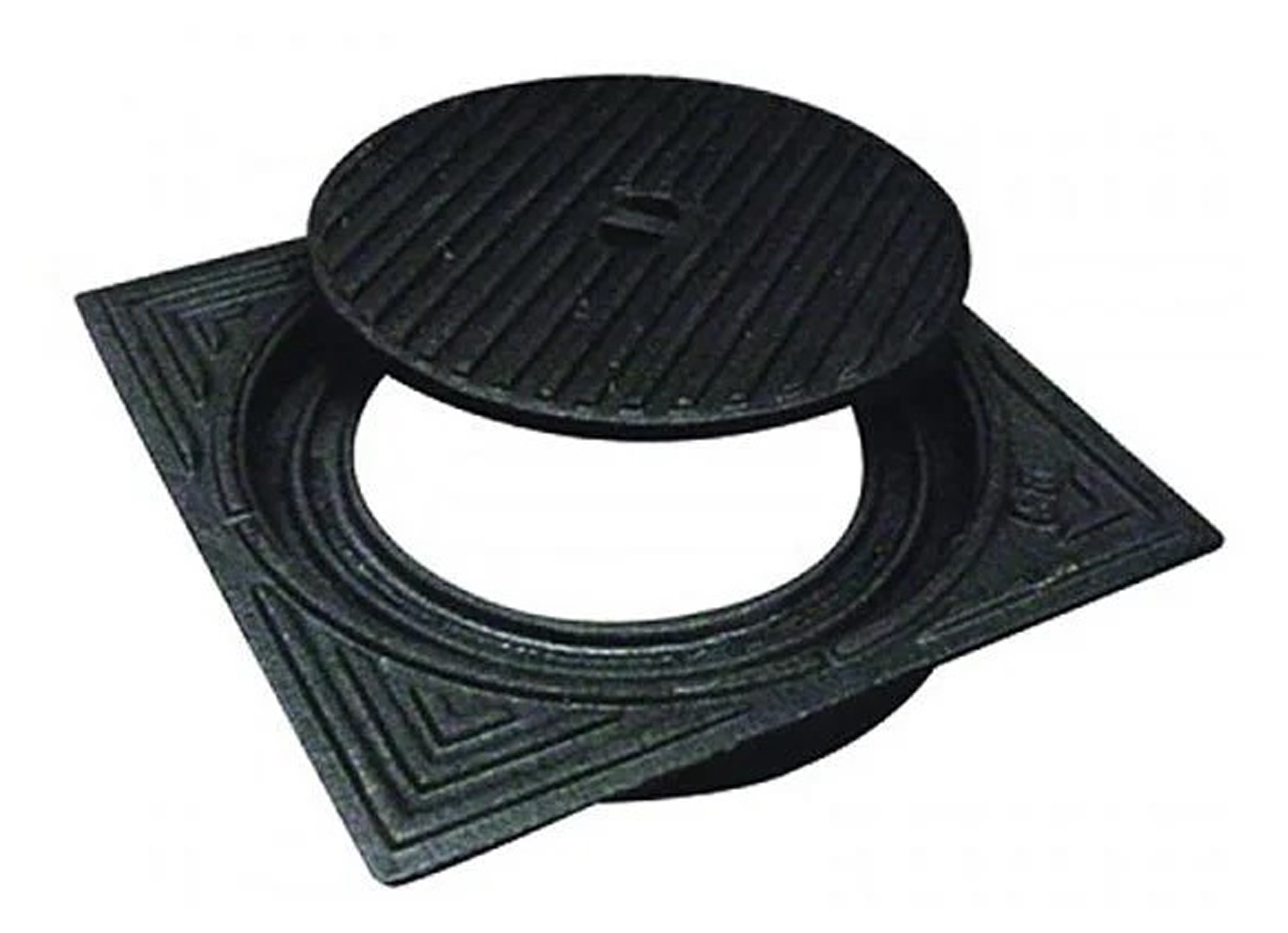 REGARD DE BRANCHEMENT EN FONTE POUR CHAMBRE EN PVC