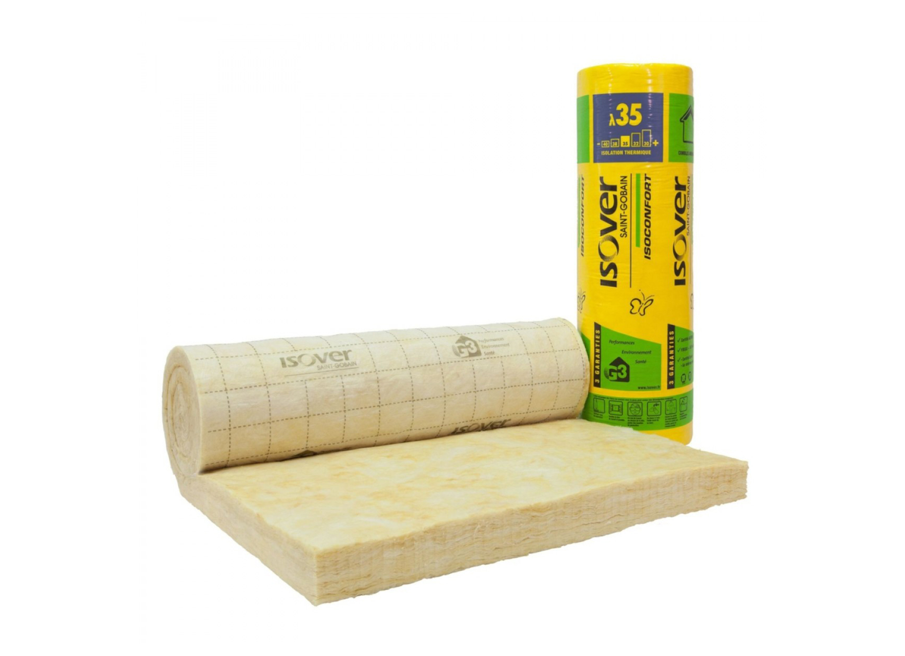 isover isoconfort 35 isolation toitures en pente et greniers laine de verre isover isoconfort 35